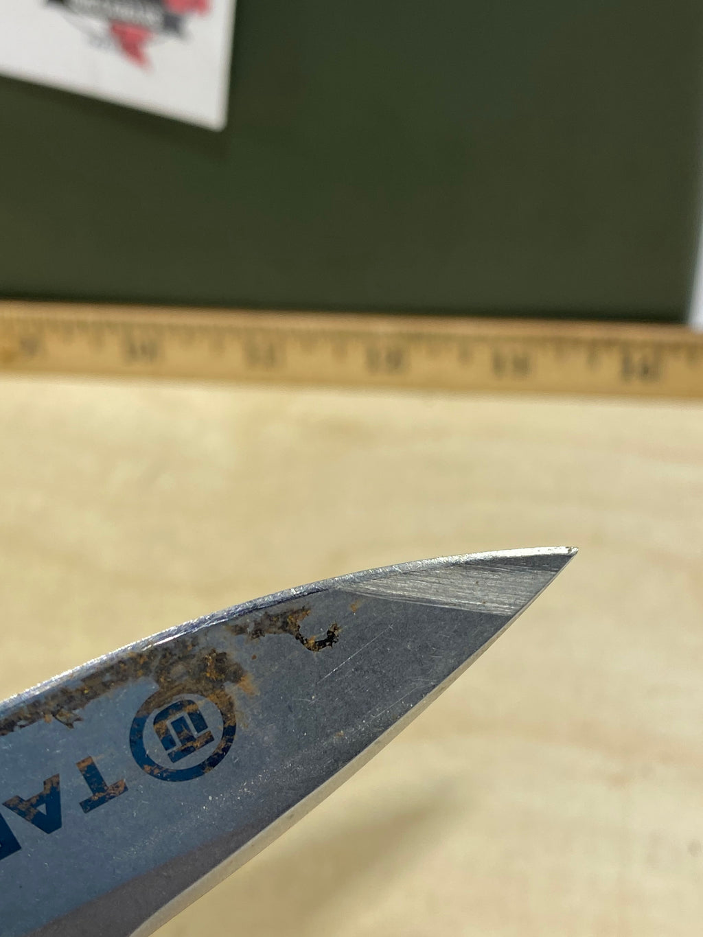 CRKT 2522 Burnley Design #42. Light usage. Customized. Resharpened. Super Dirty.