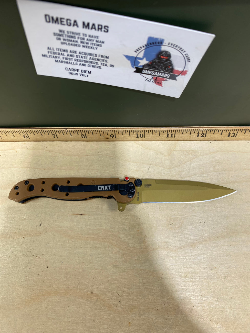 CRKT M16-01DZ Spear Point #44. Light usage.