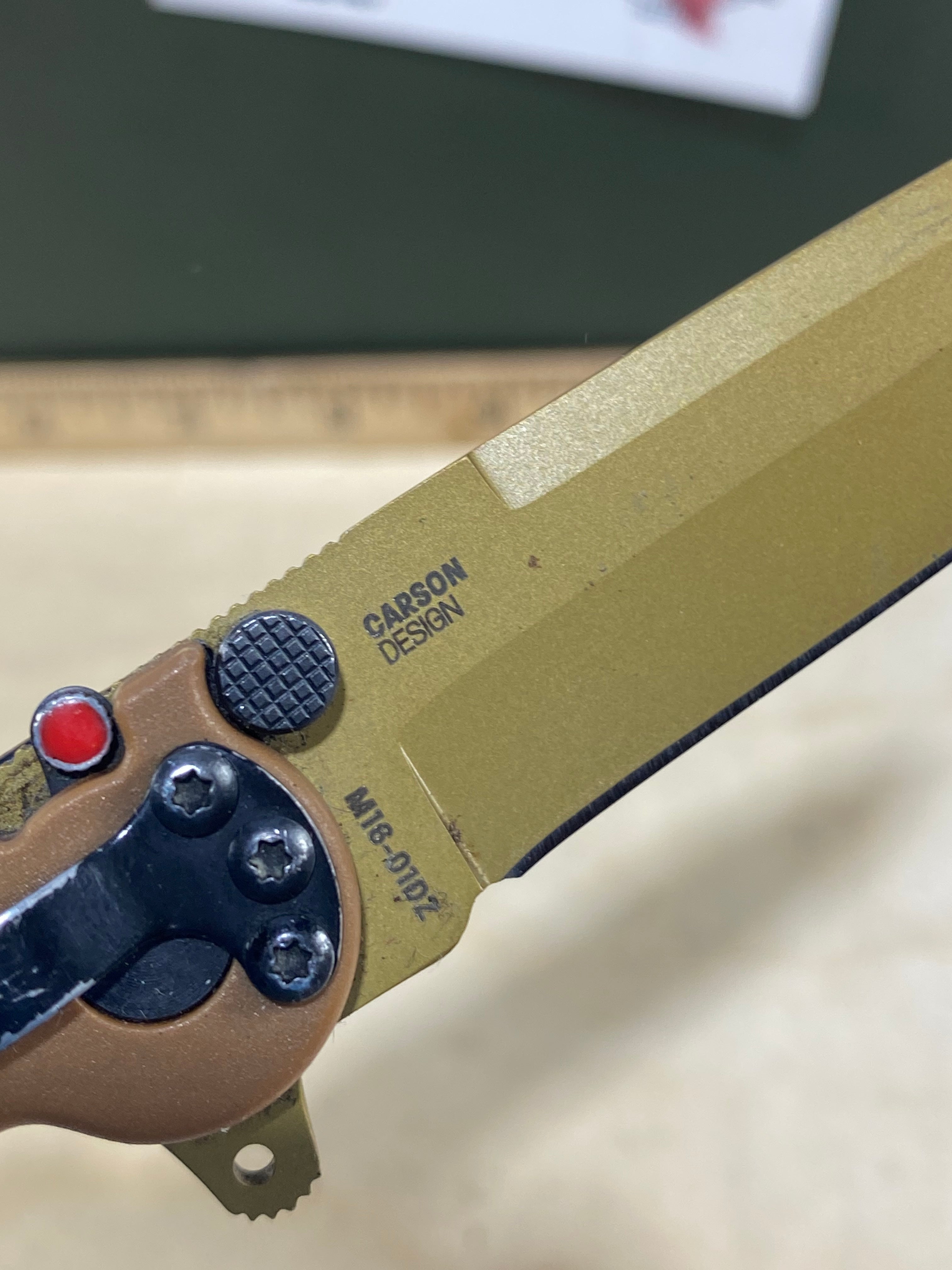 CRKT M16-01DZ Spear Point #45. Light usage.