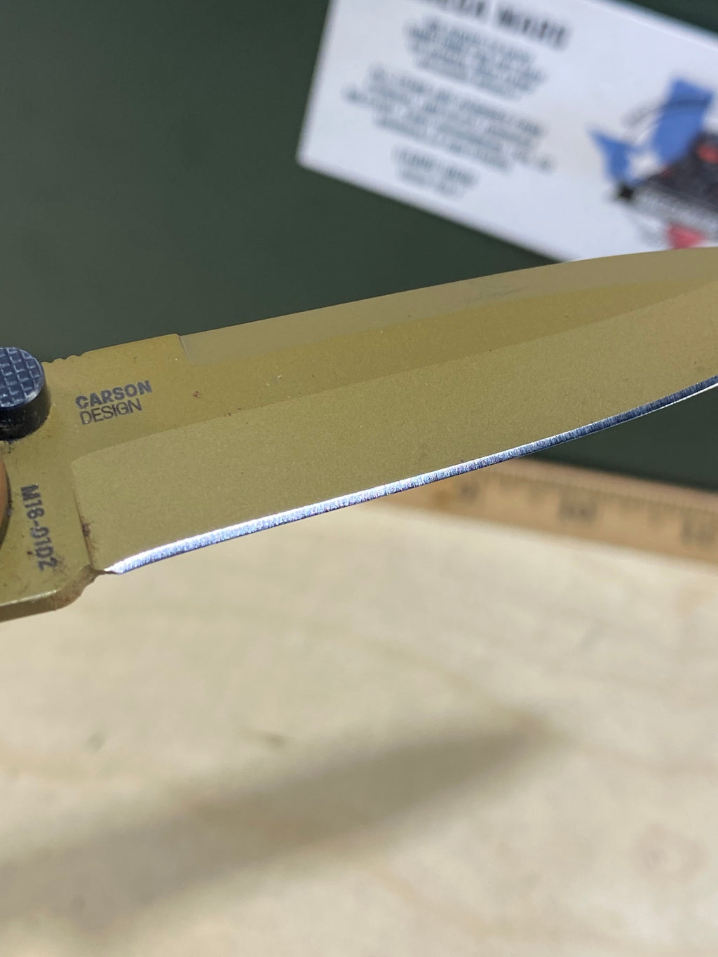 CRKT M16-01DZ Spear Point #45. Light usage.