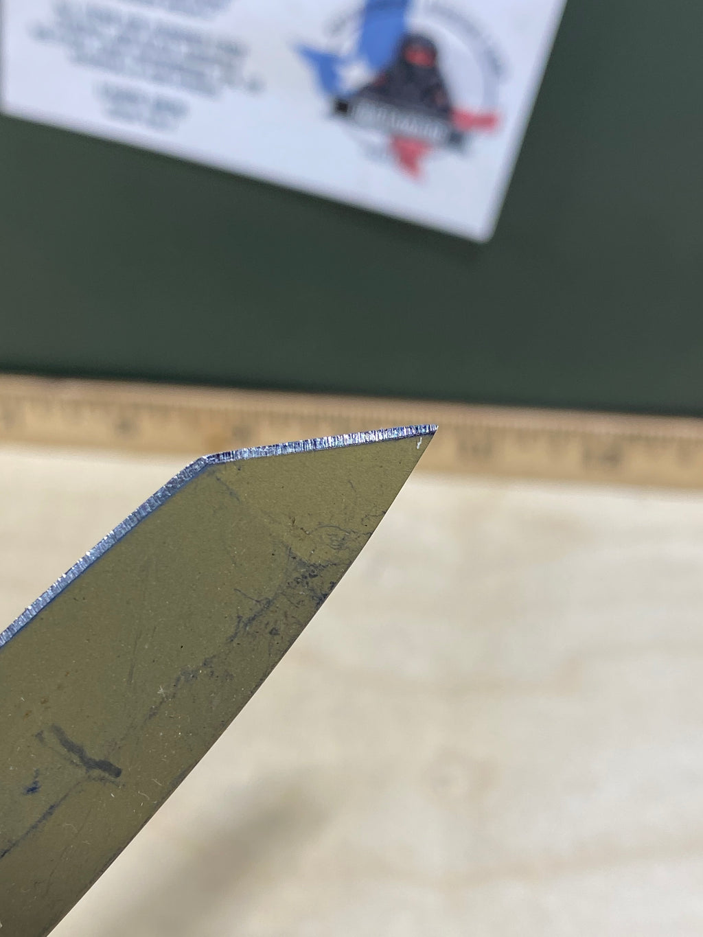 CRKT M16-10DZ Spear Point #46. Light usage. Chip on blade