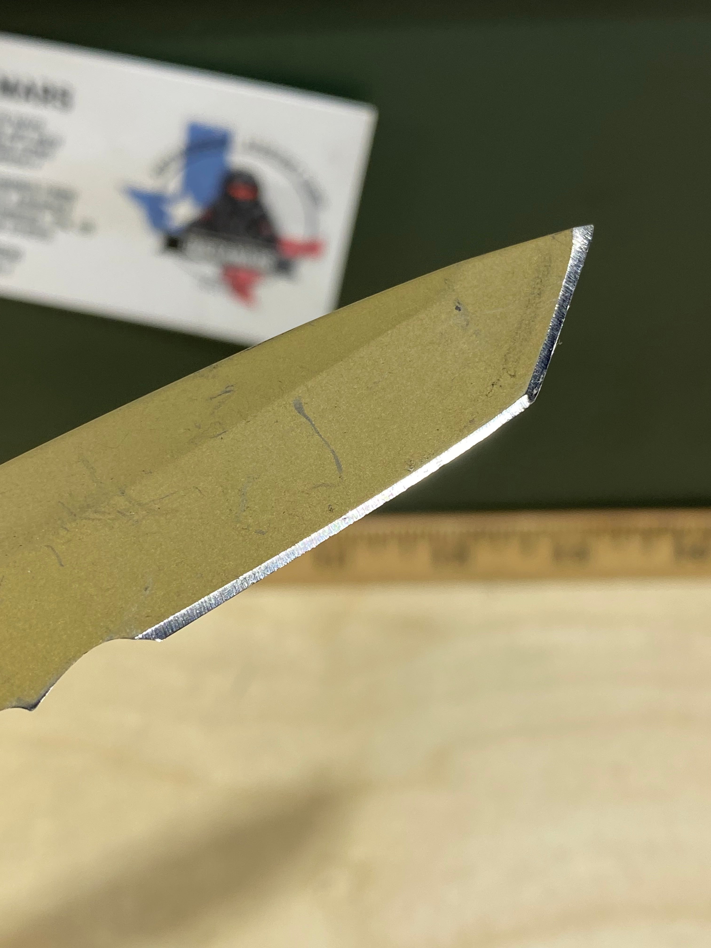 CRKT M16-10DZ Spear Point #46. Light usage. Chip on blade