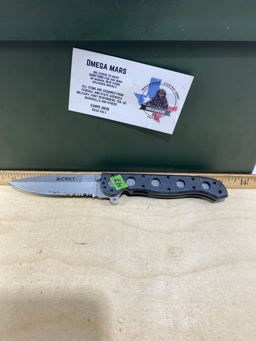 CRKT M16-13Z Carson #47. Light usage. Resharpened