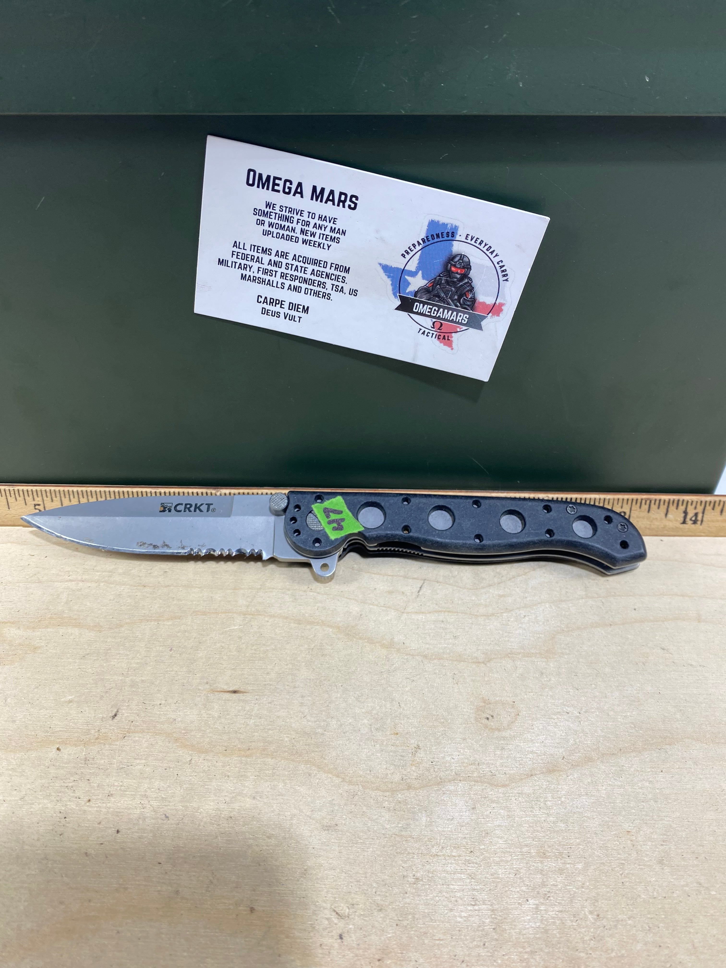 CRKT M16-13Z Carson #47. Light usage. Resharpened
