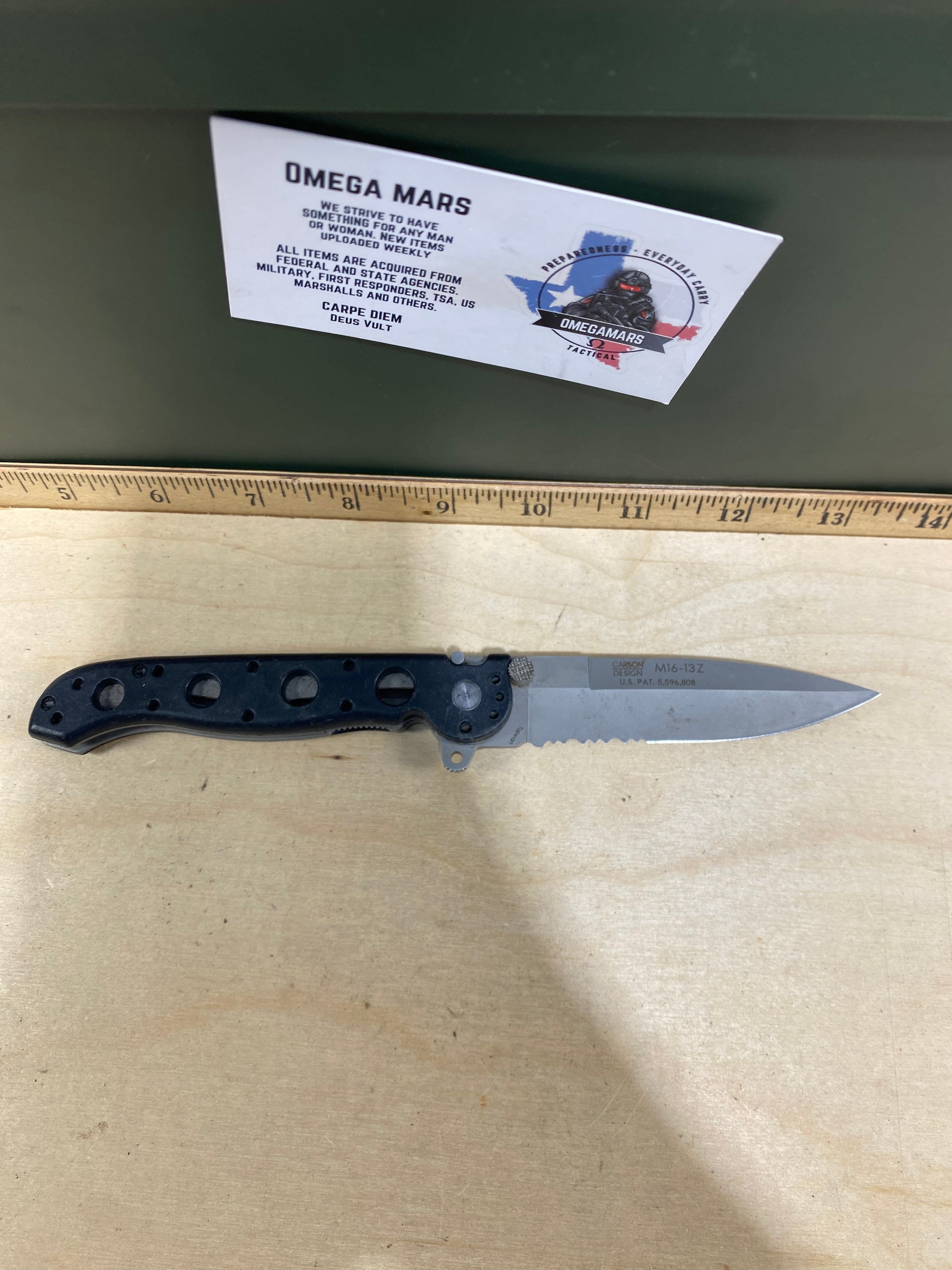 CRKT M16-13Z Carson #48. Light usage. Dirty