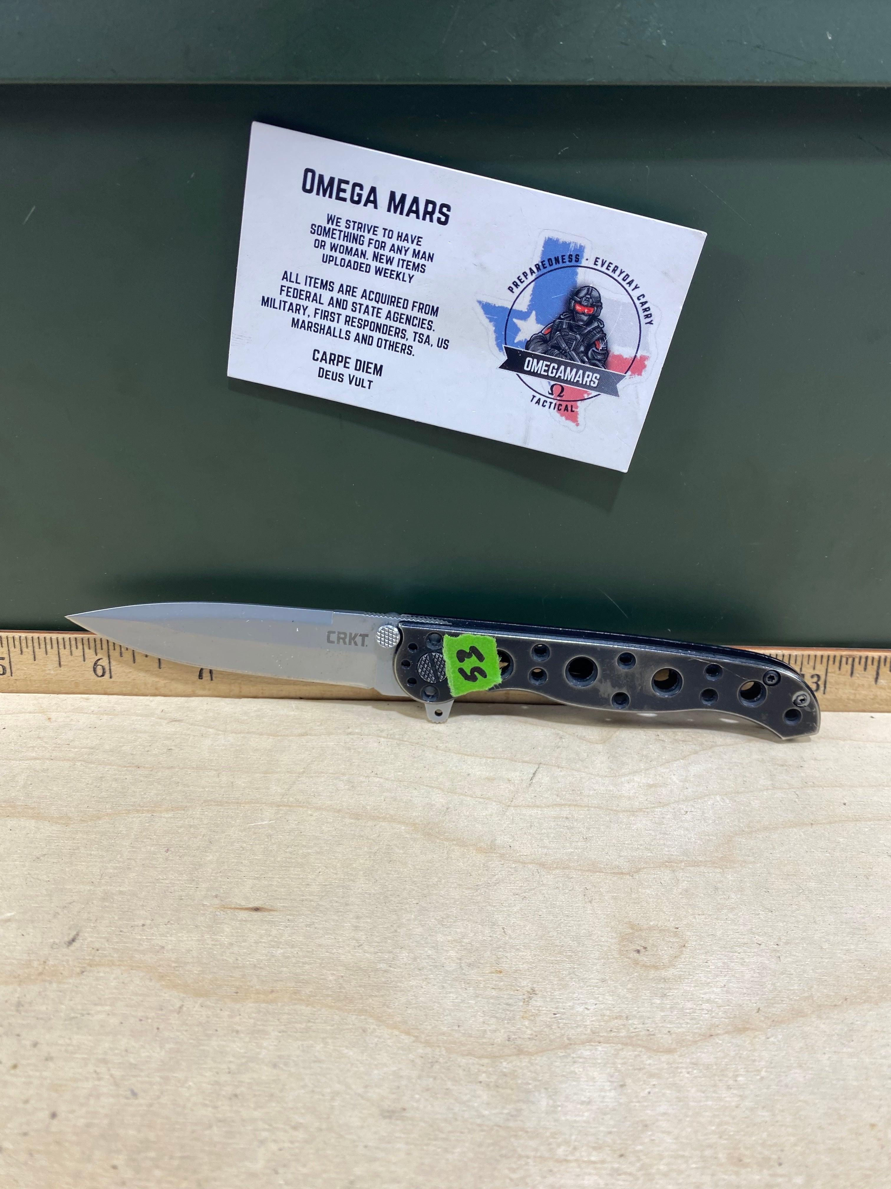 CRKT M16-01Z #53. Light usage.