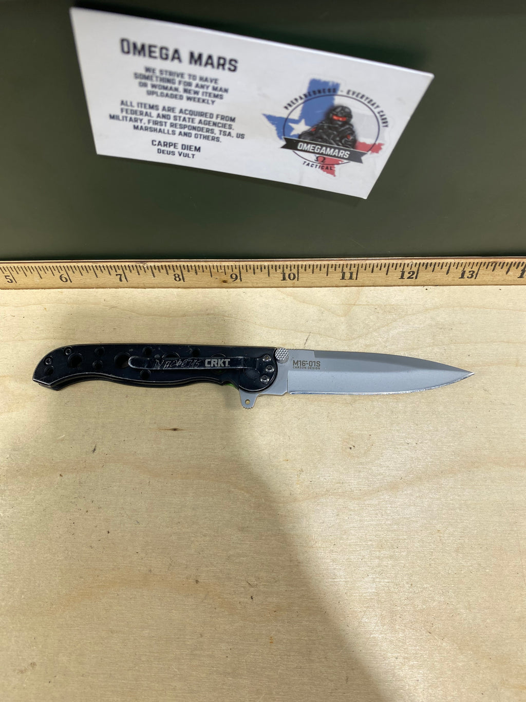 CRKT M16-01Z #53. Light usage.