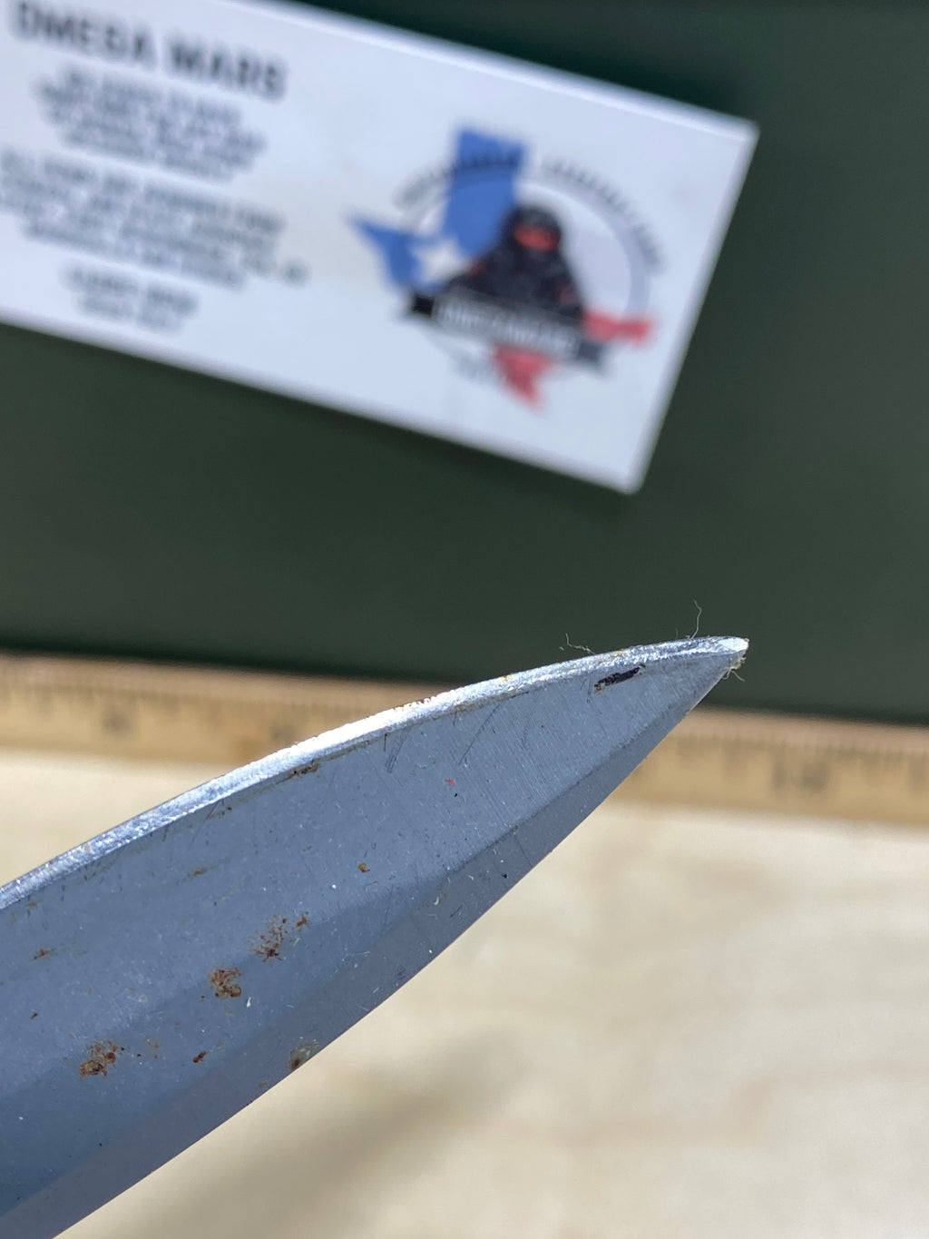 CRKT M16-01S Carson #54. Light usage. Resharpened. Dirty