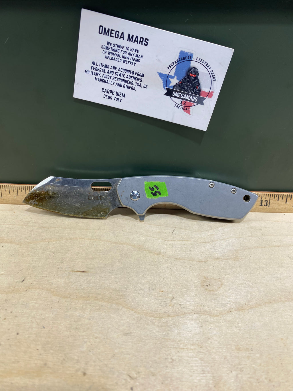 CRKT 5315 Pilar #55. Light usage. Super Dirty