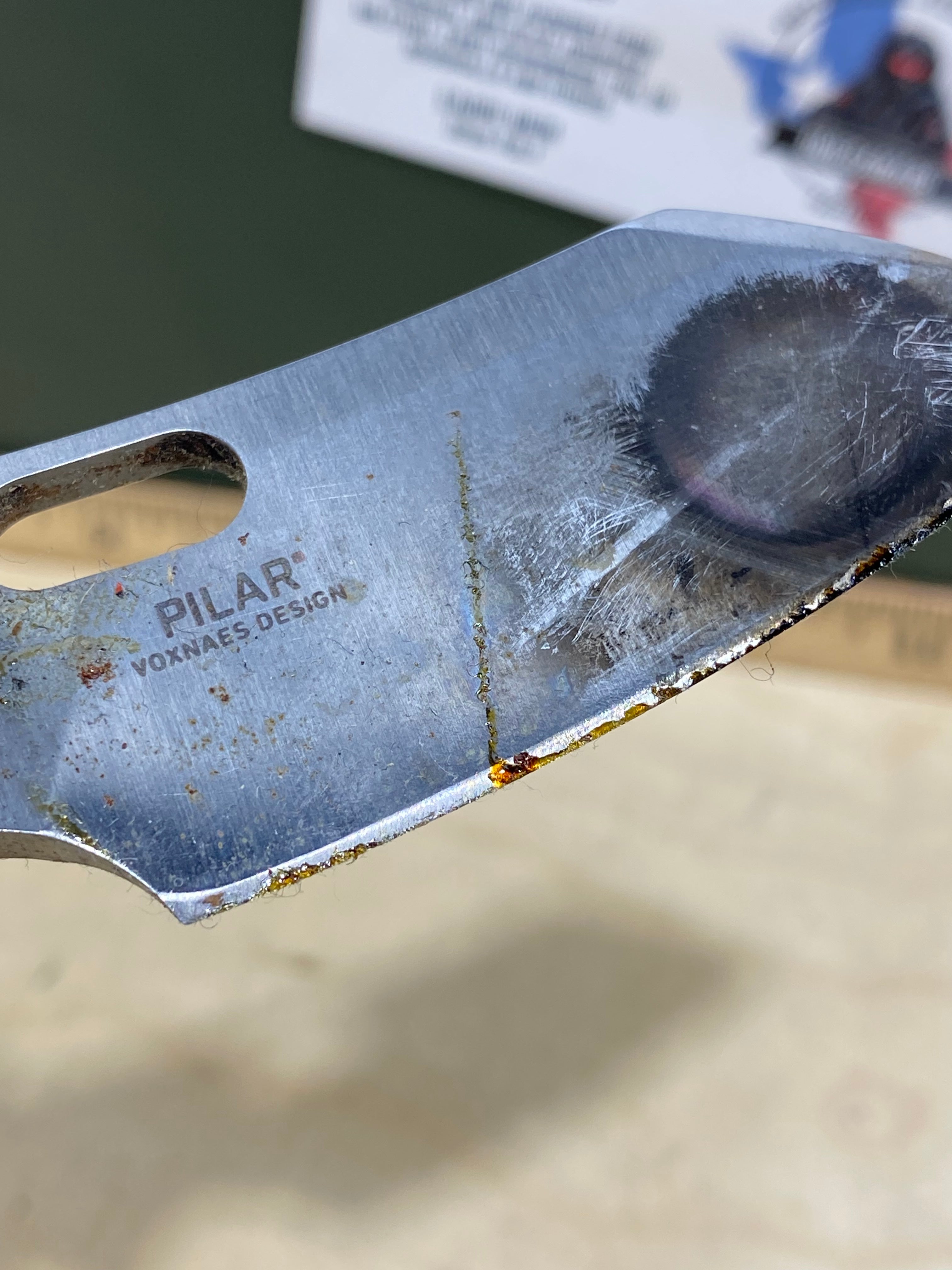 CRKT 5315 Pilar #55. Light usage. Super Dirty