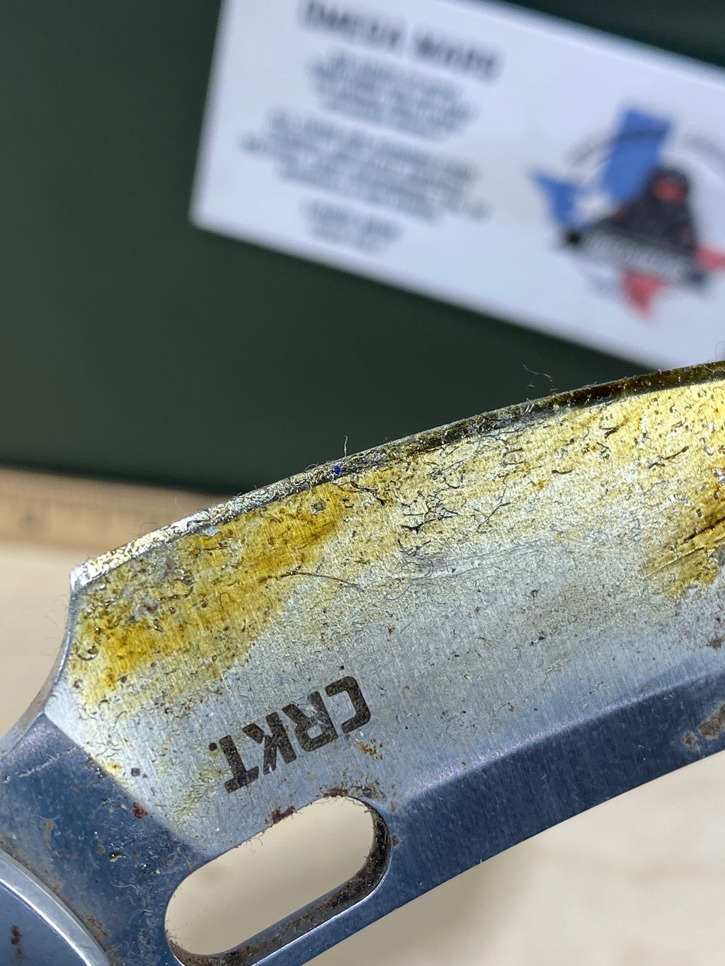 CRKT 5315 Pilar #55. Light usage. Super Dirty