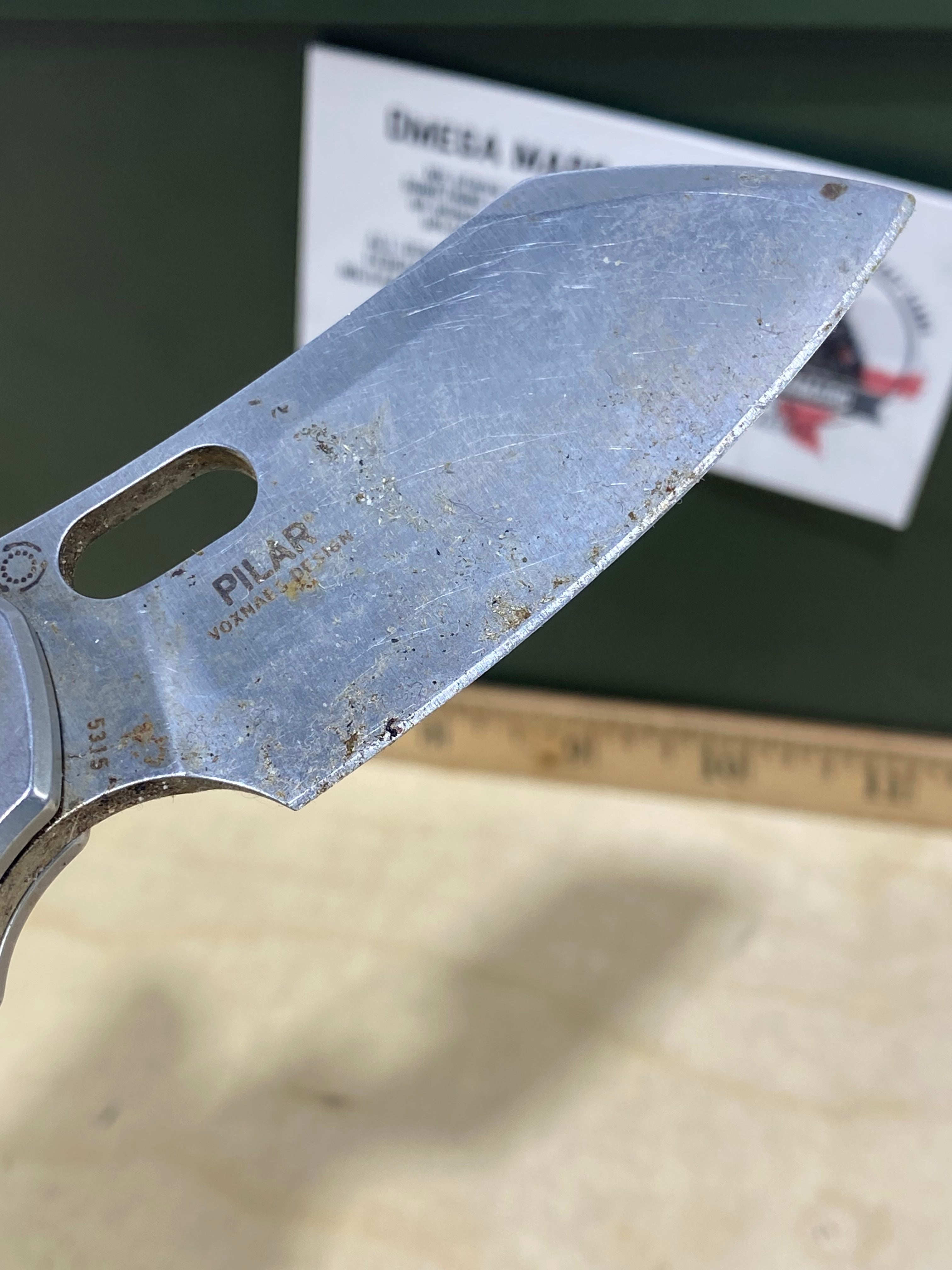CRKT 5315 Pilar #57. Light usage. Dirty