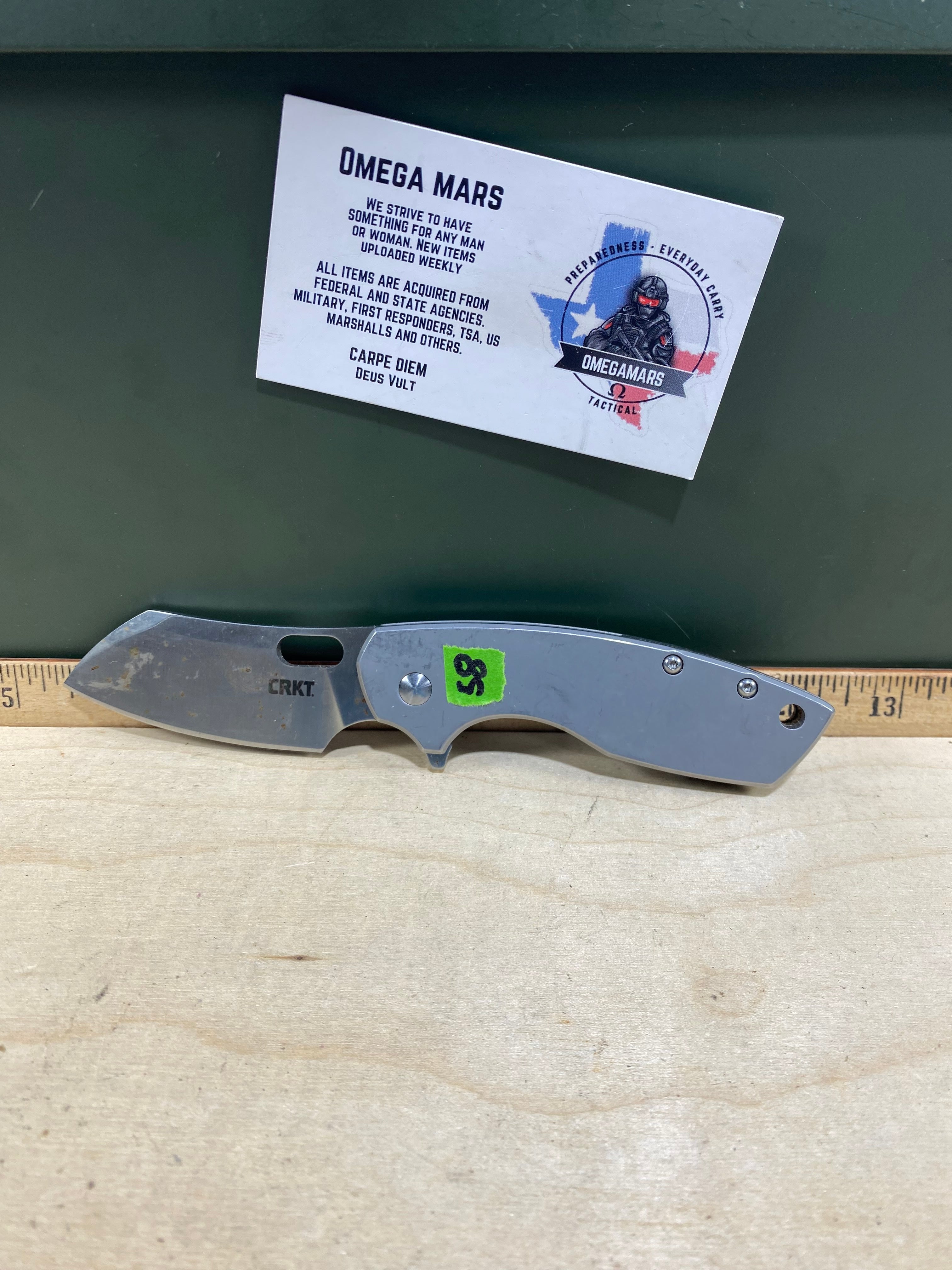 CRKT 5315 Pilar #58. Light usage. Dirty