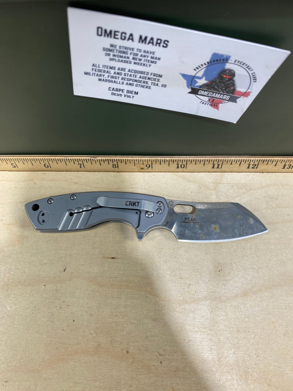 CRKT 5315 Pilar #58. Light usage. Dirty