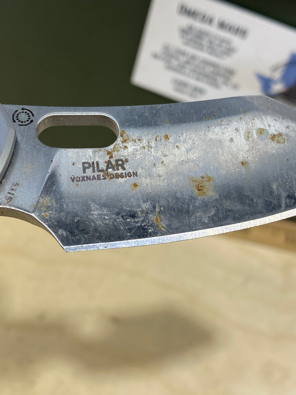 CRKT 5315 Pilar #58. Light usage. Dirty