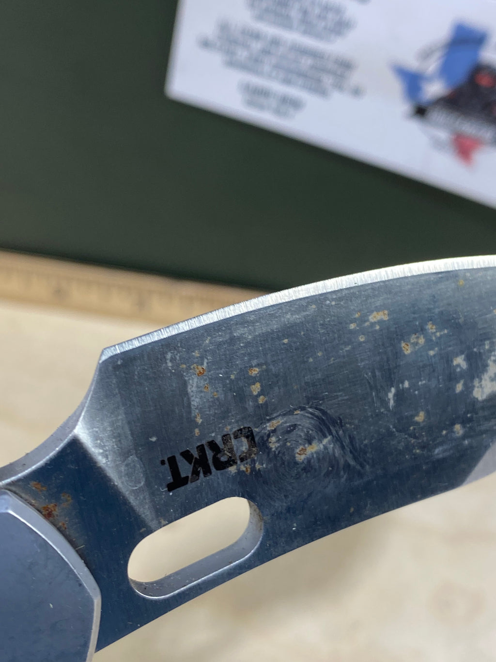 CRKT 5315 Pilar #58. Light usage. Dirty
