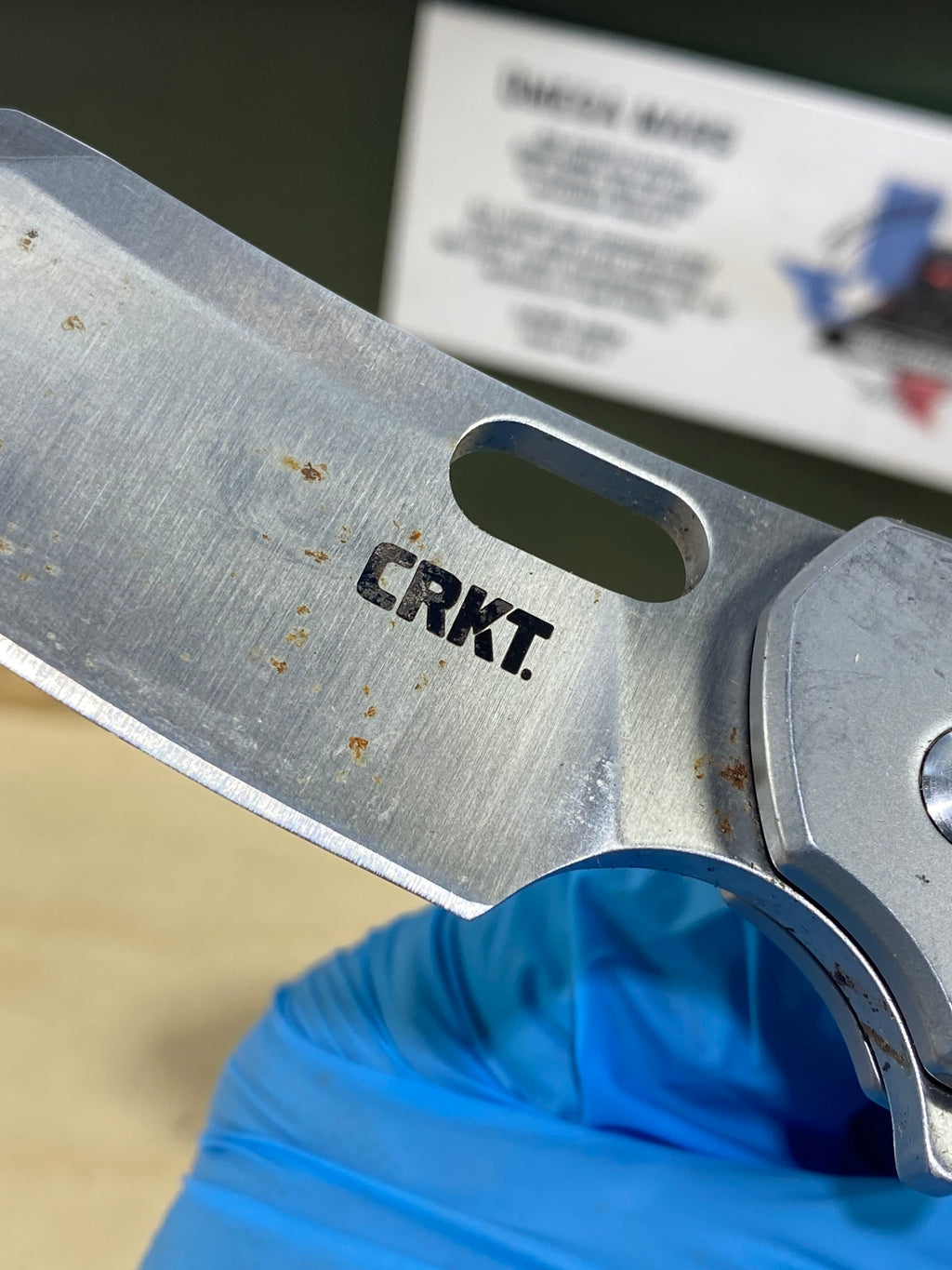CRKT 5315 Pilar #58. Light usage. Dirty