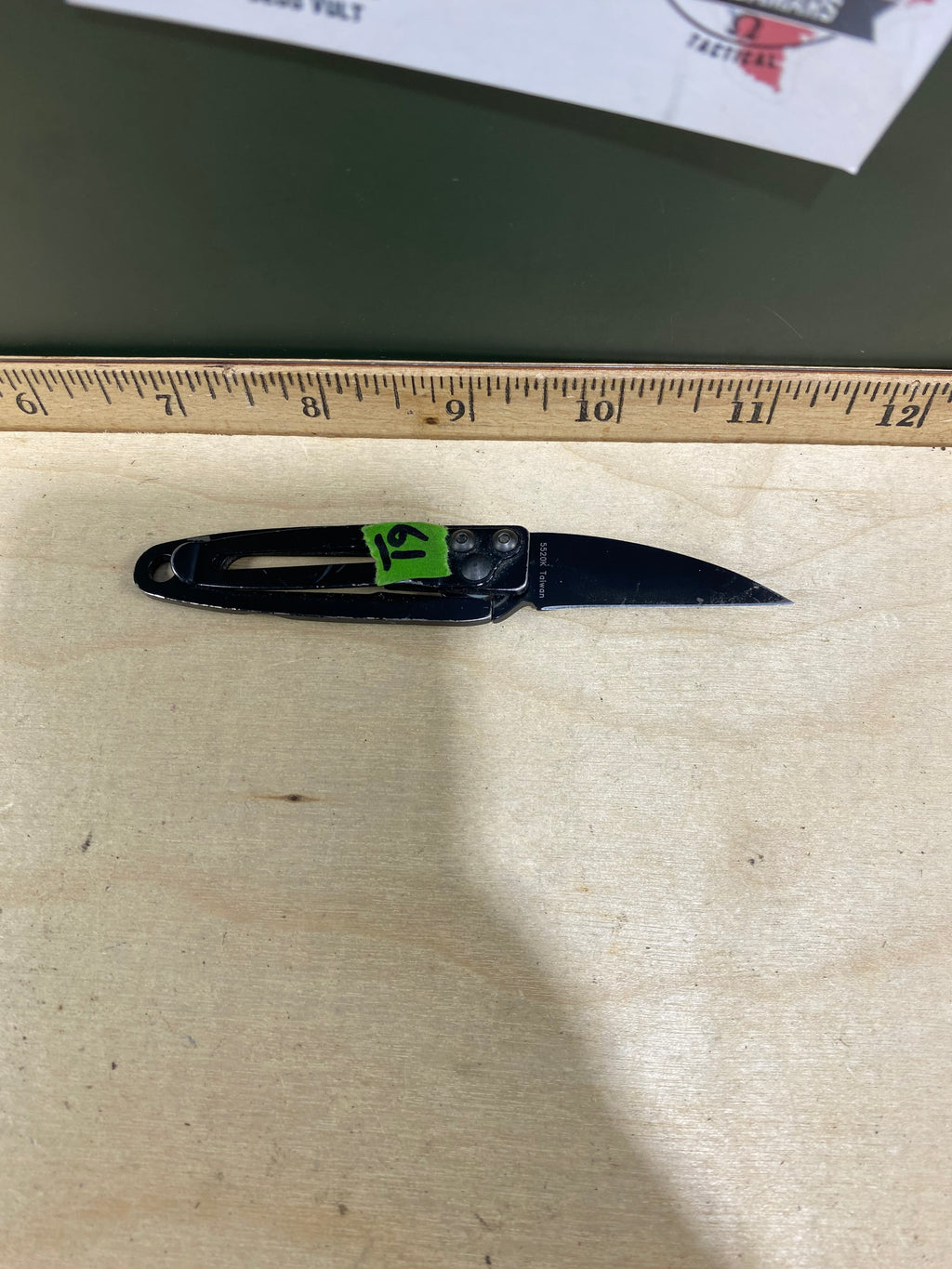 CRKT 5520K #61. Light usage. Chip on blade. Resharpened