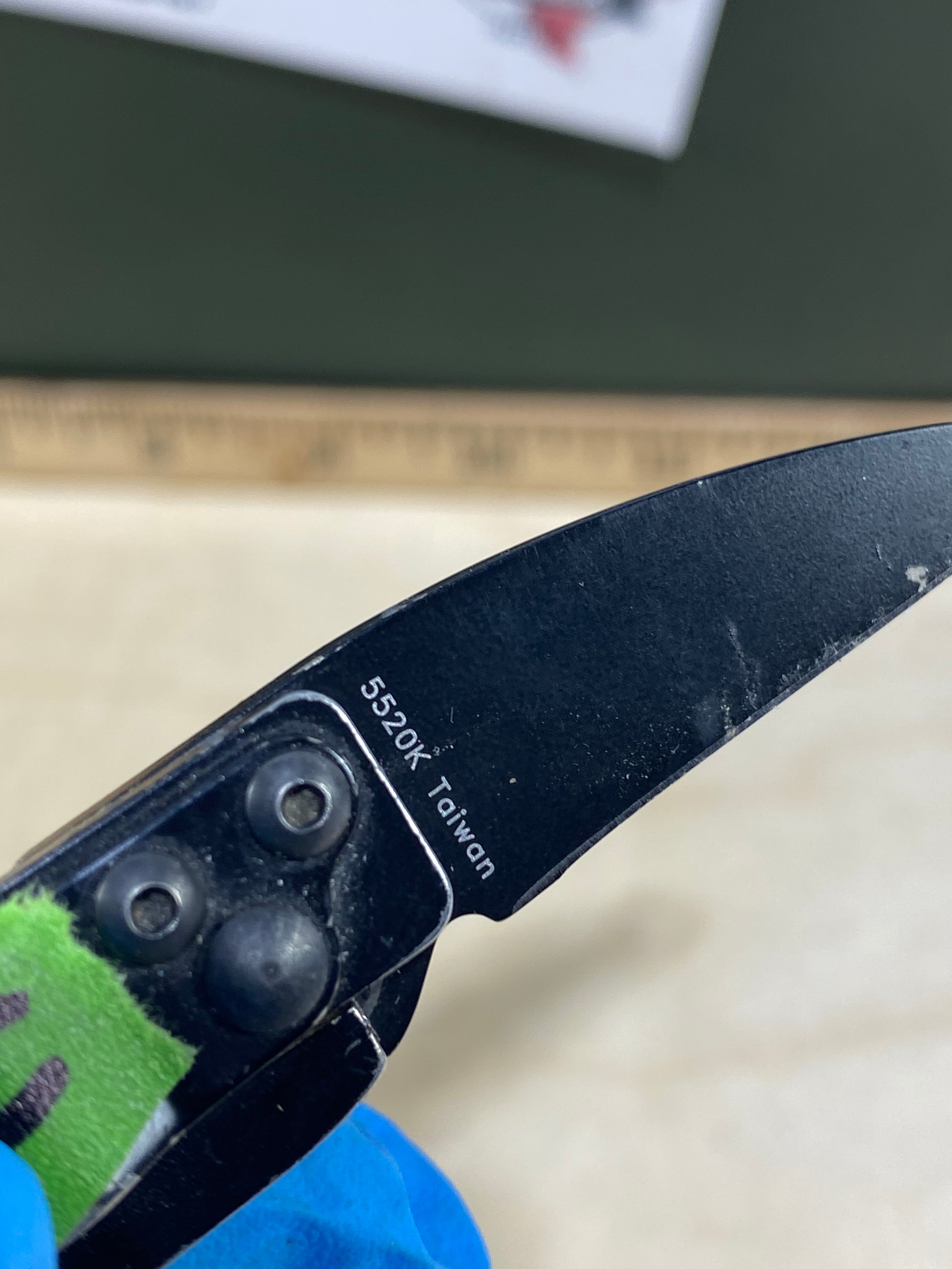 CRKT 5520K #61. Light usage. Chip on blade. Resharpened