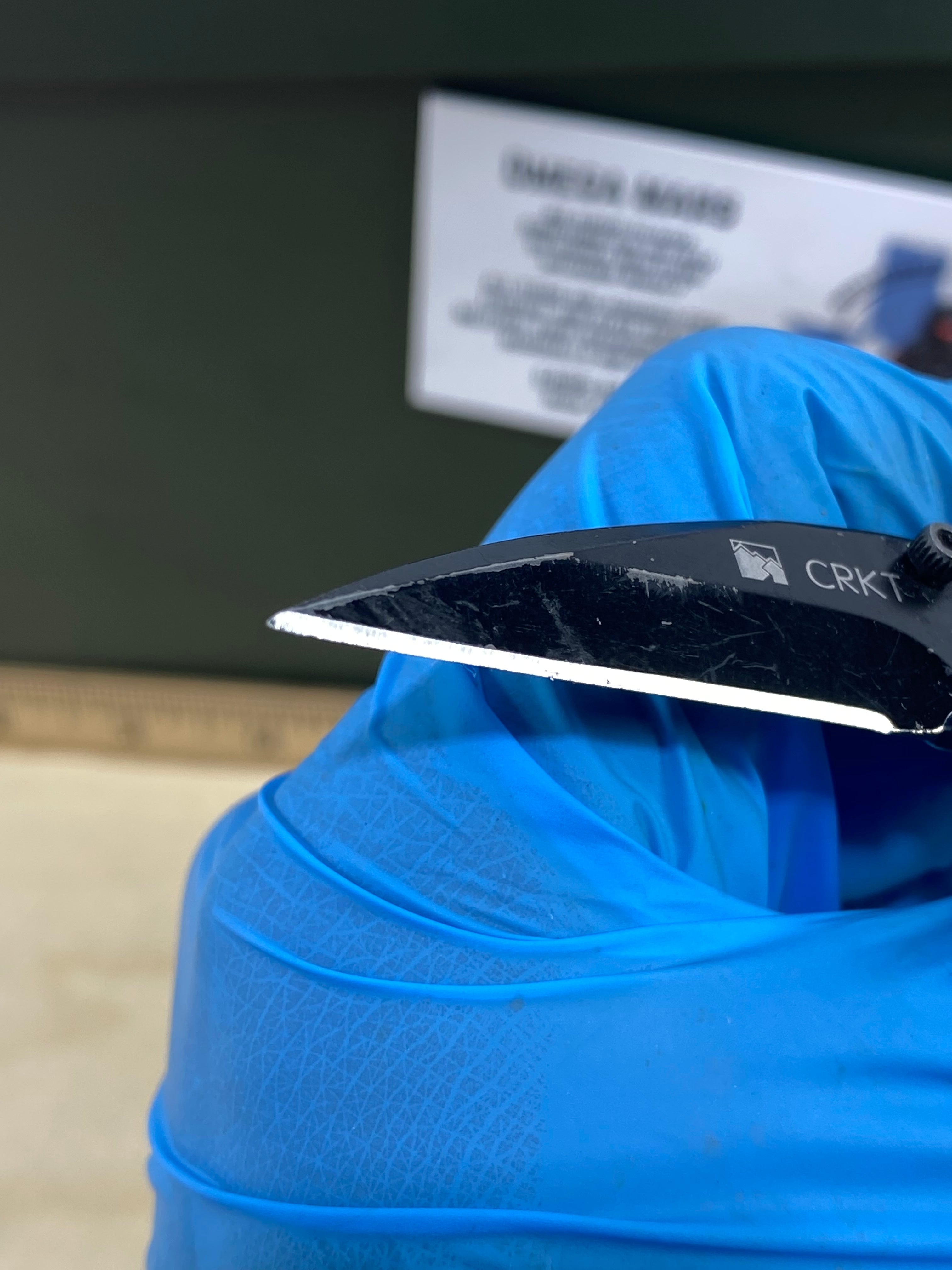 CRKT 5520K #61. Light usage. Chip on blade. Resharpened