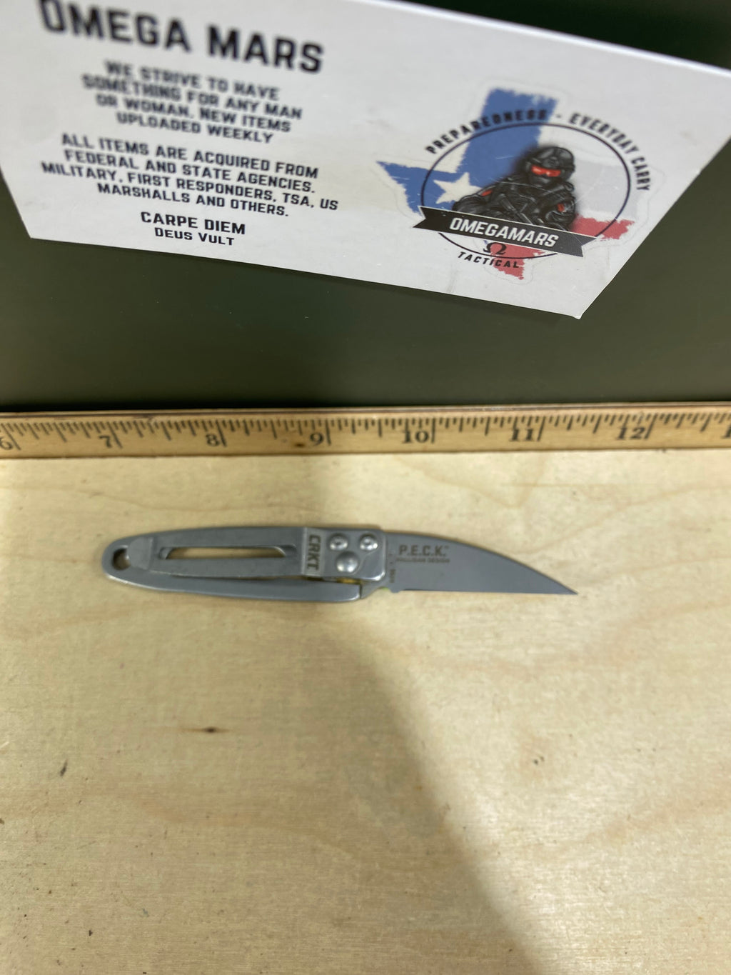 CRKT 5520 P.E.C.K. #62. Light usage