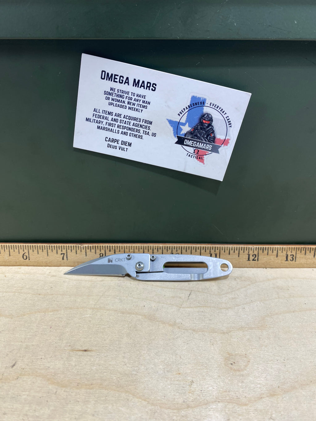 CRKT 5520 P.E.C.K. #64. Light usage. Resharpened