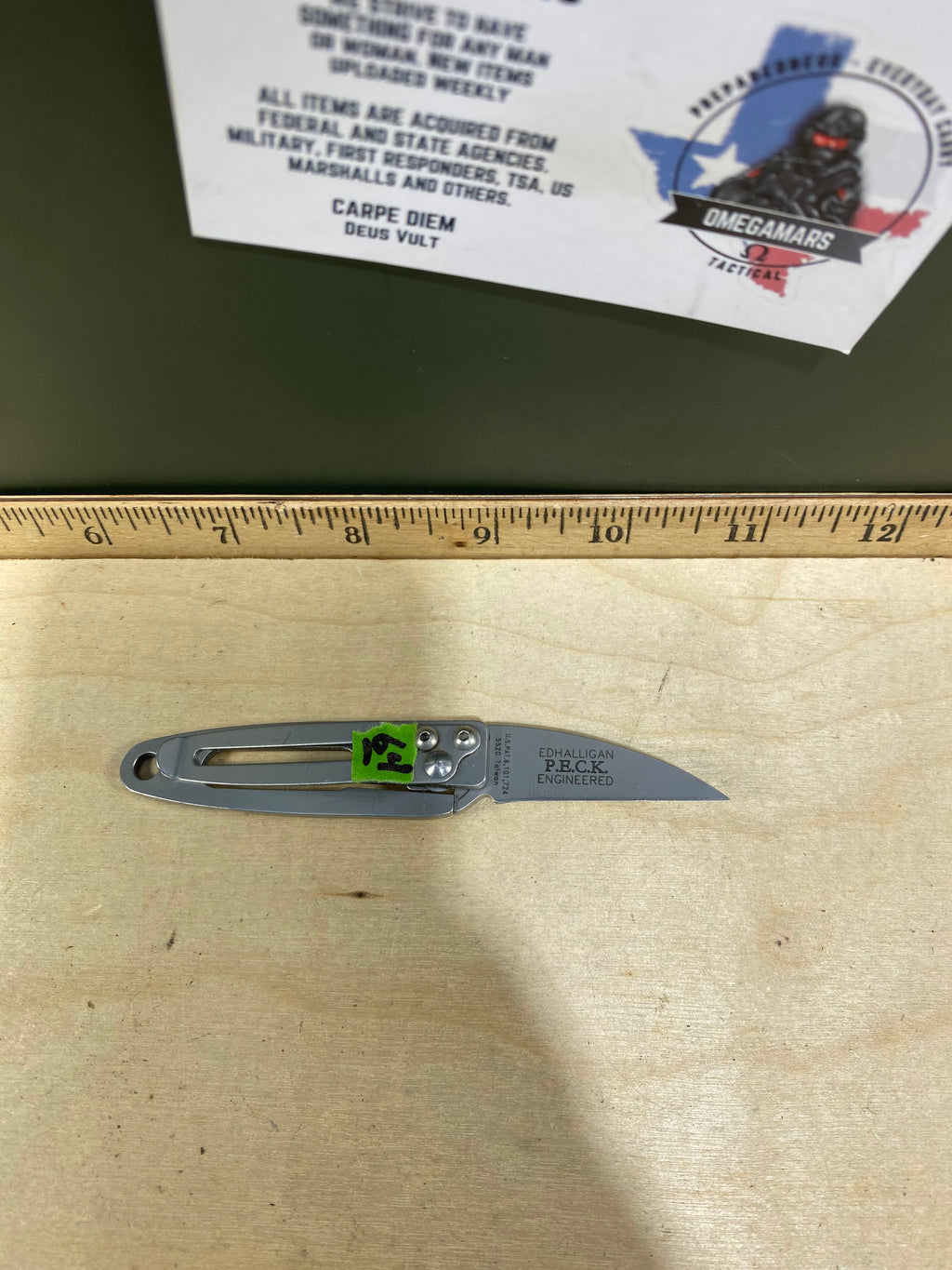 CRKT 5520 P.E.C.K. #64. Light usage. Resharpened