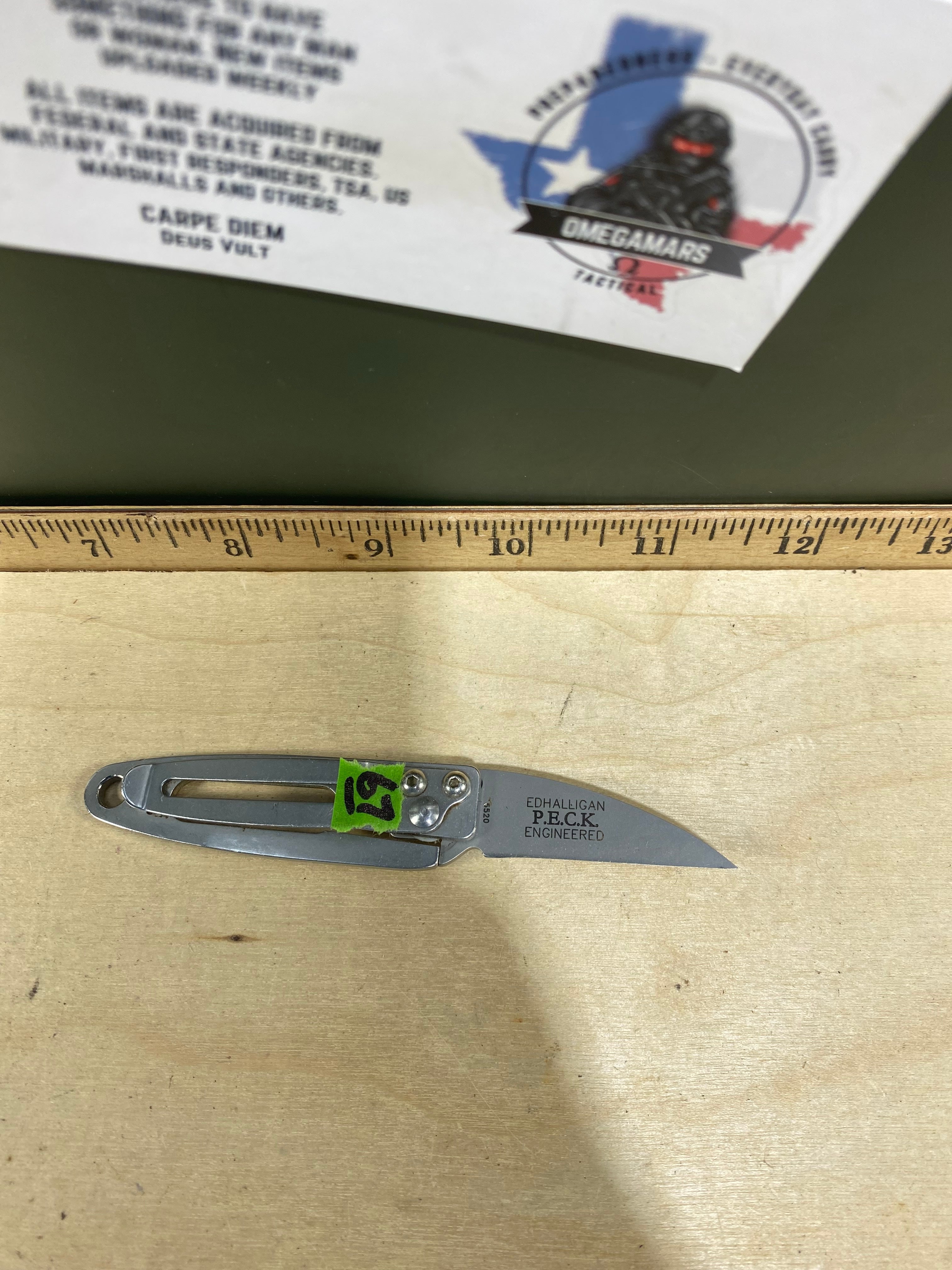CRKT 5520 P.E.C.K. #67. Light usage. Dirty