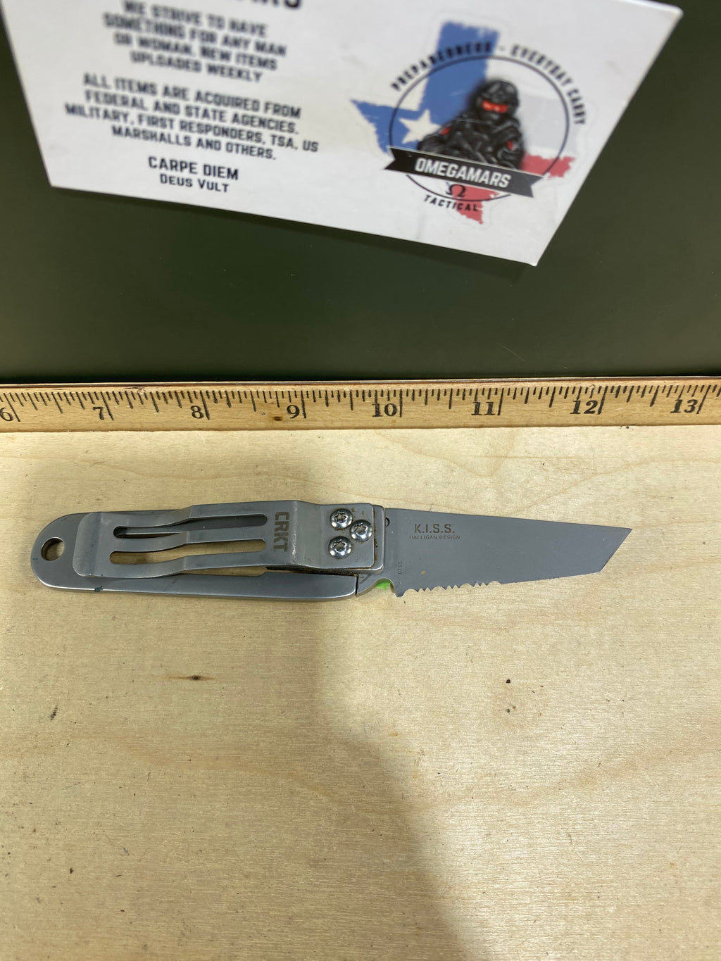 CRKT 5510 Kiss #69. Light usage.