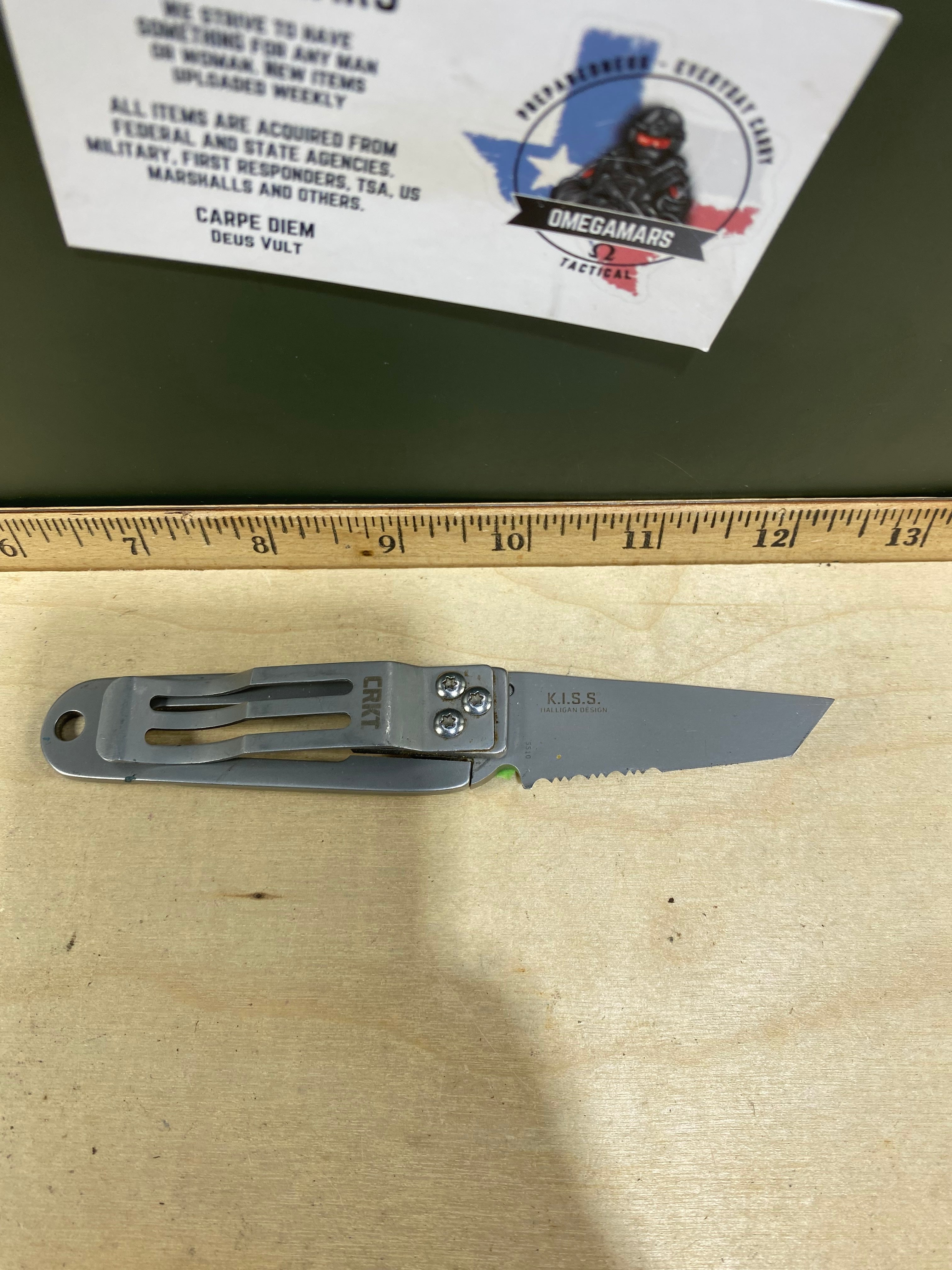 CRKT 5510 Kiss #69. Light usage.