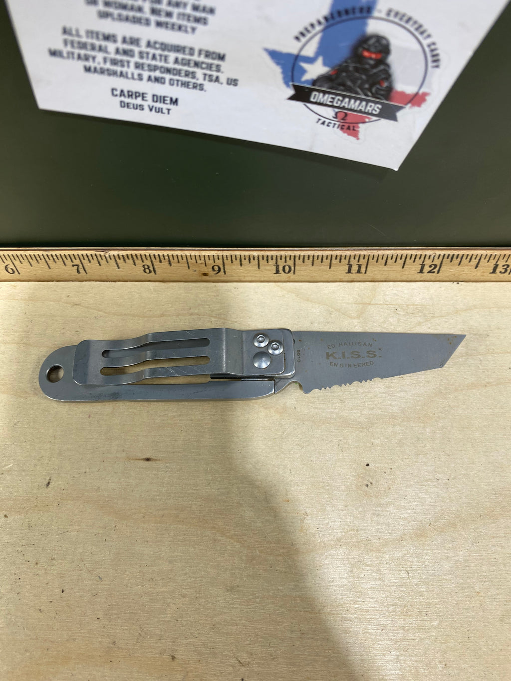 CRKT 5510 Kiss #71. Light usage. Dirty