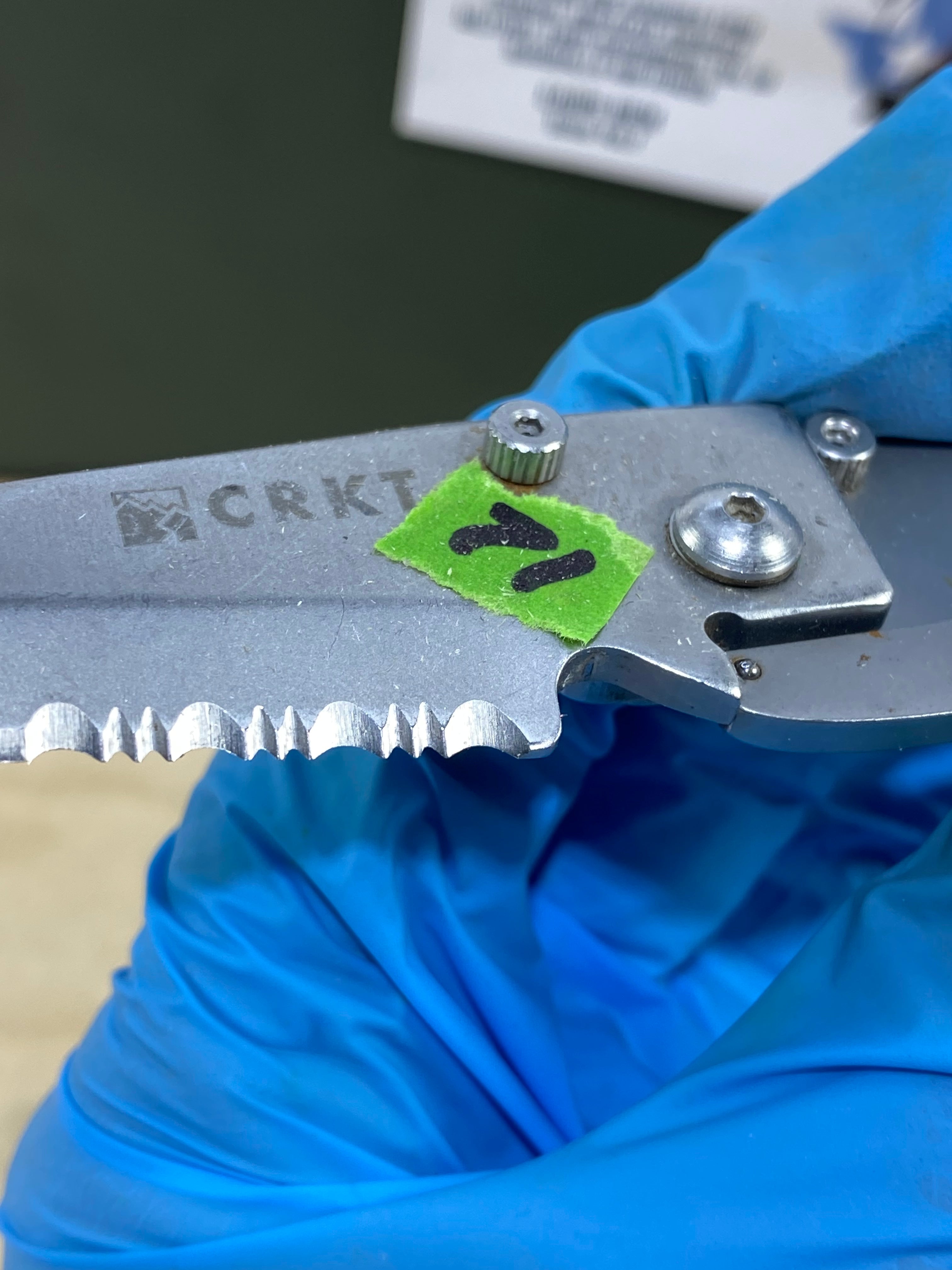 CRKT 5510 Kiss #71. Light usage. Dirty