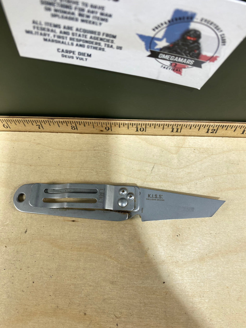 CRKT 5500 Kiss #72. Light usage, Dirty