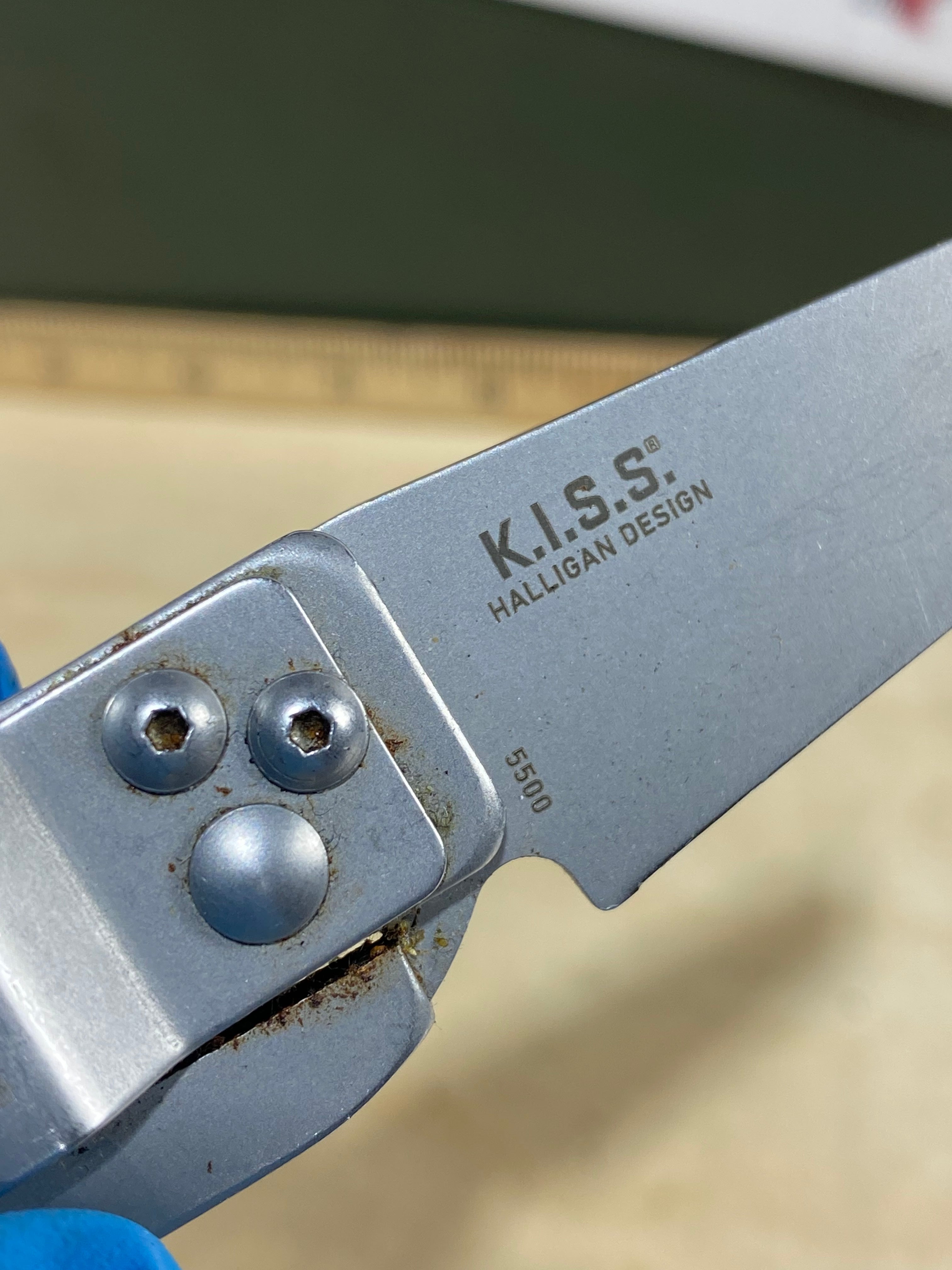 CRKT 5500 Kiss #72. Light usage, Dirty