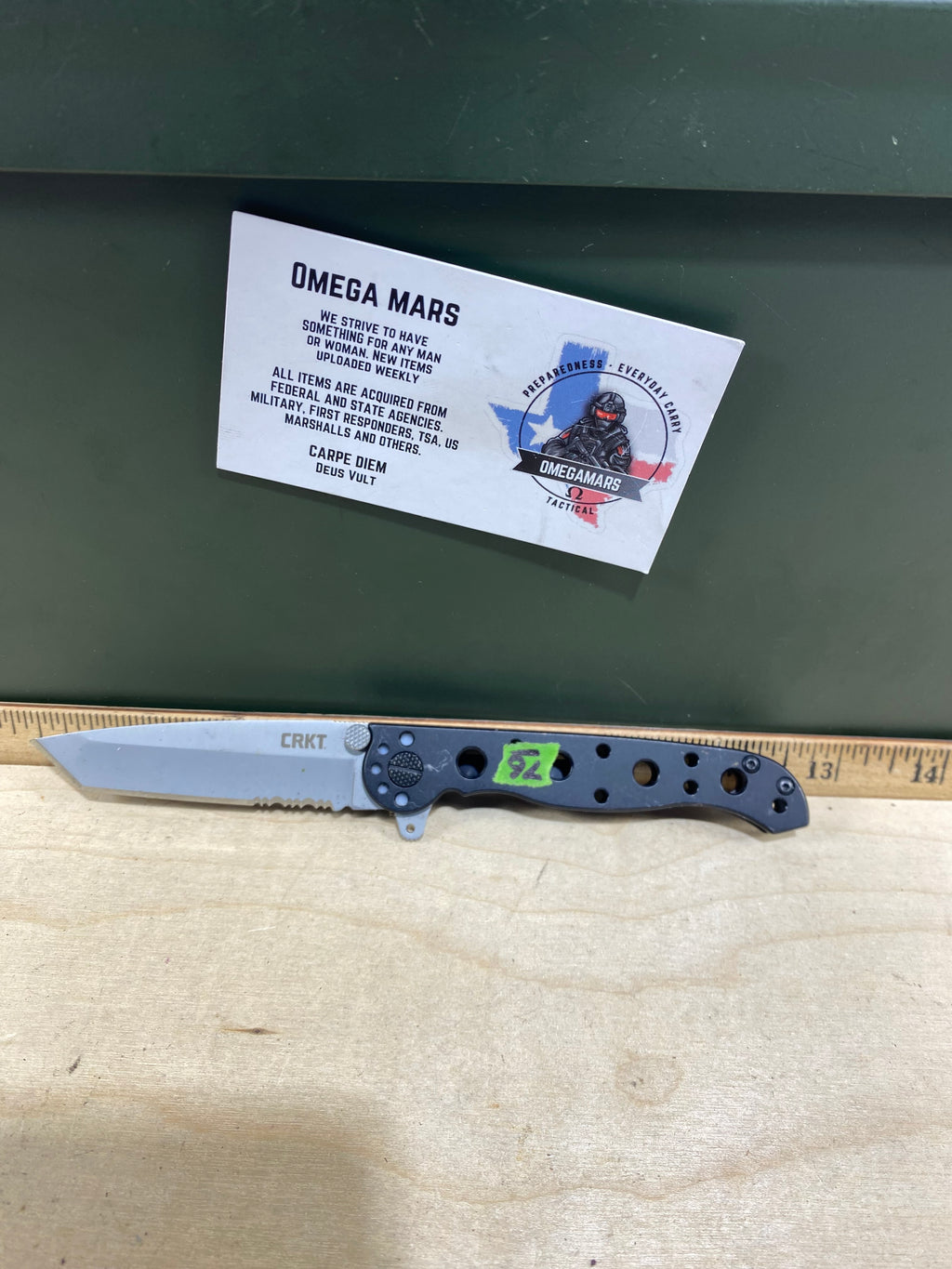CRKT M16-10S #76. Light usage