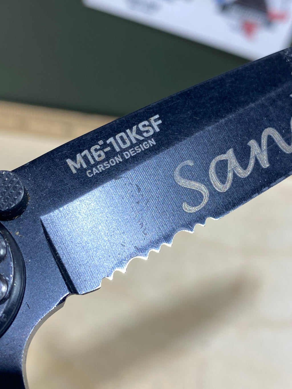 CRKT M16-10KSF #77. Light usage