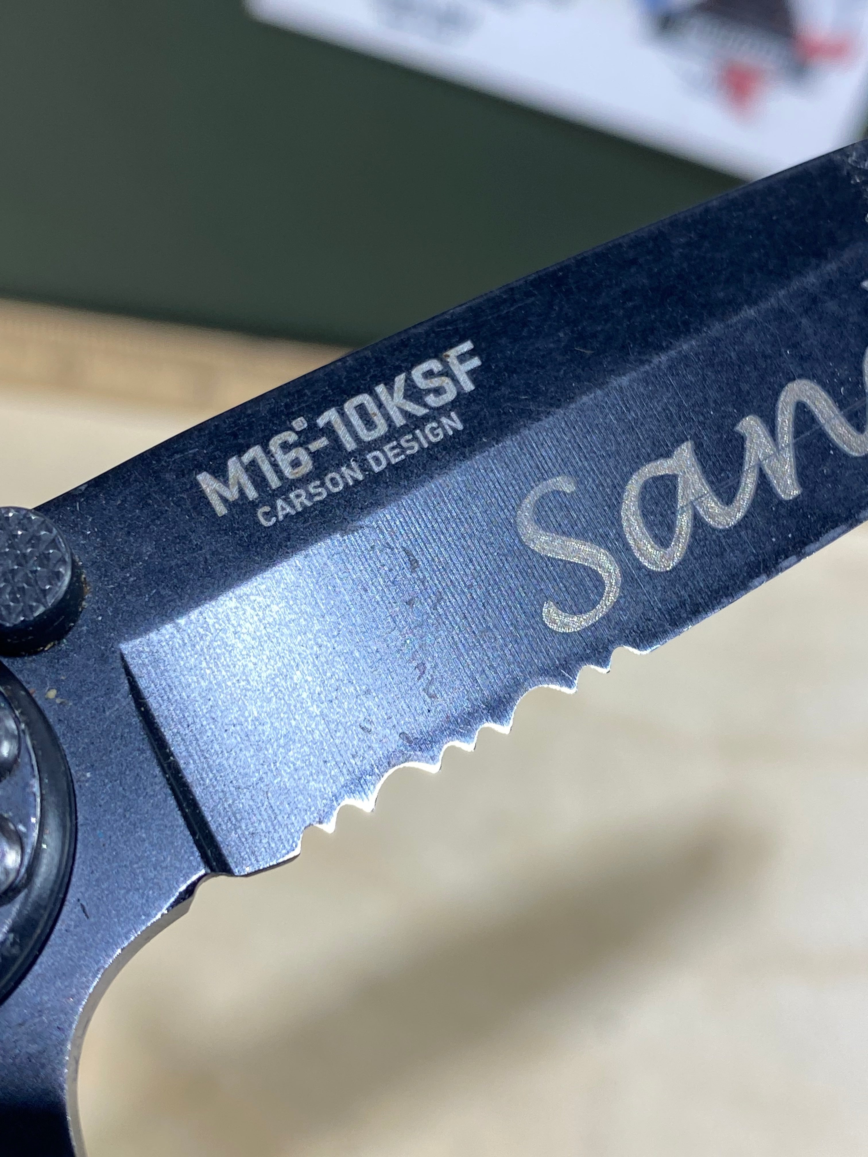 CRKT M16-10KSF #77. Light usage