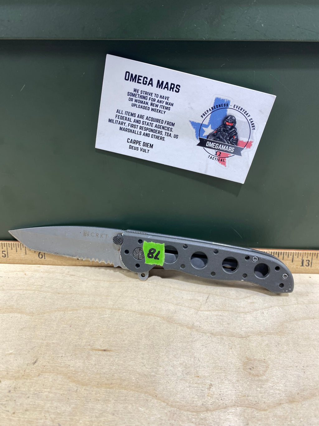 CRKT M16-12 #78. Light usage. Resharpened