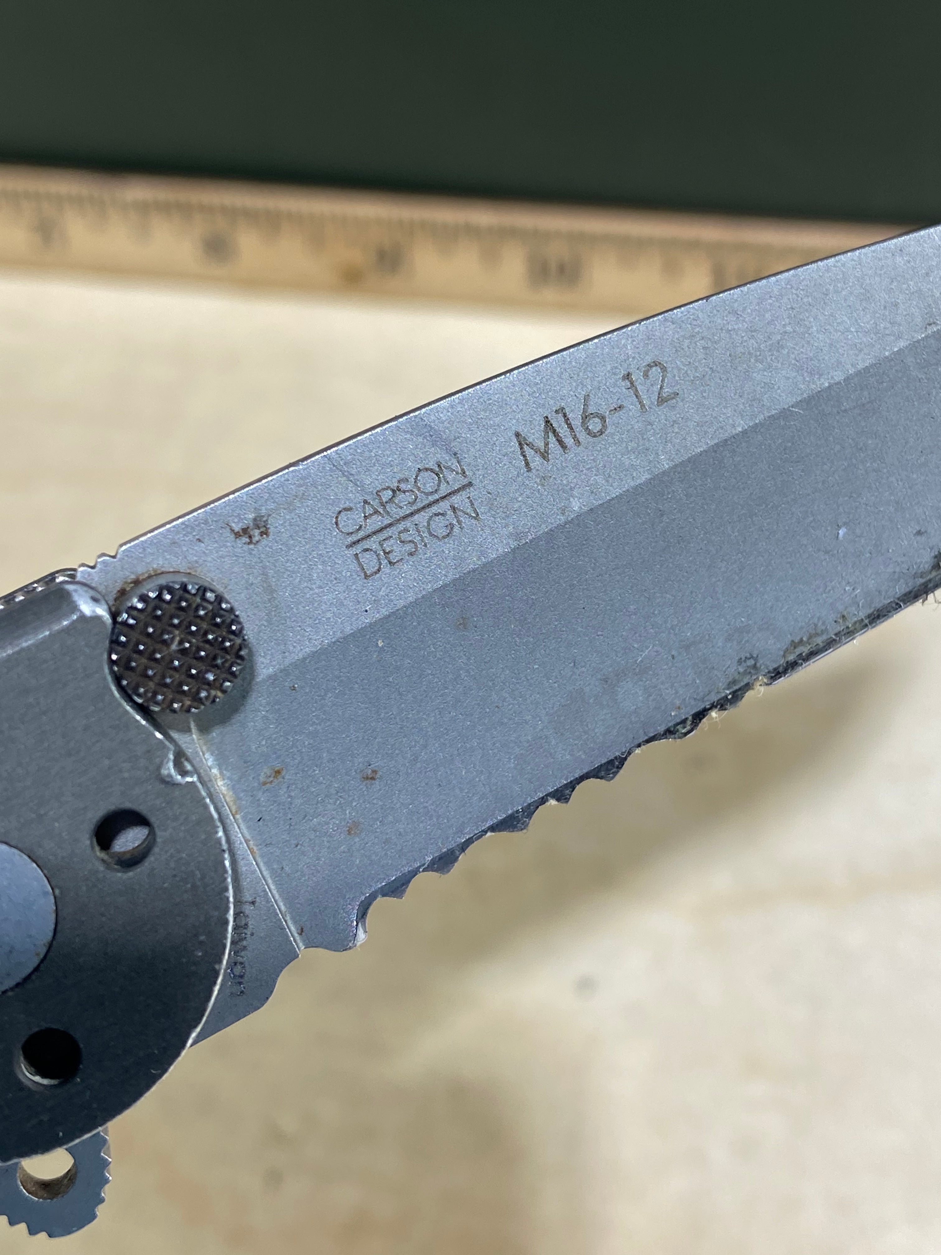 CRKT M16-12 #78. Light usage. Resharpened