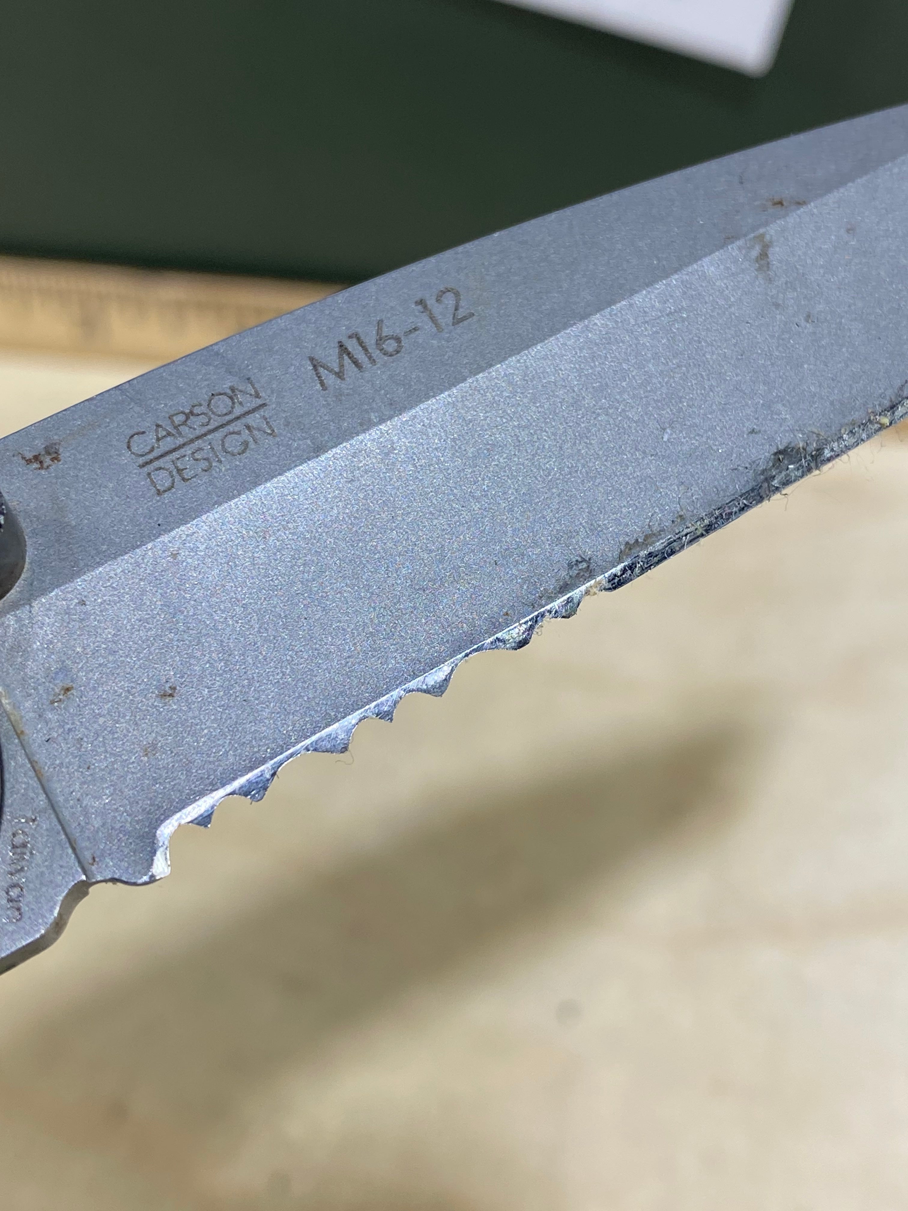 CRKT M16-12 #78. Light usage. Resharpened