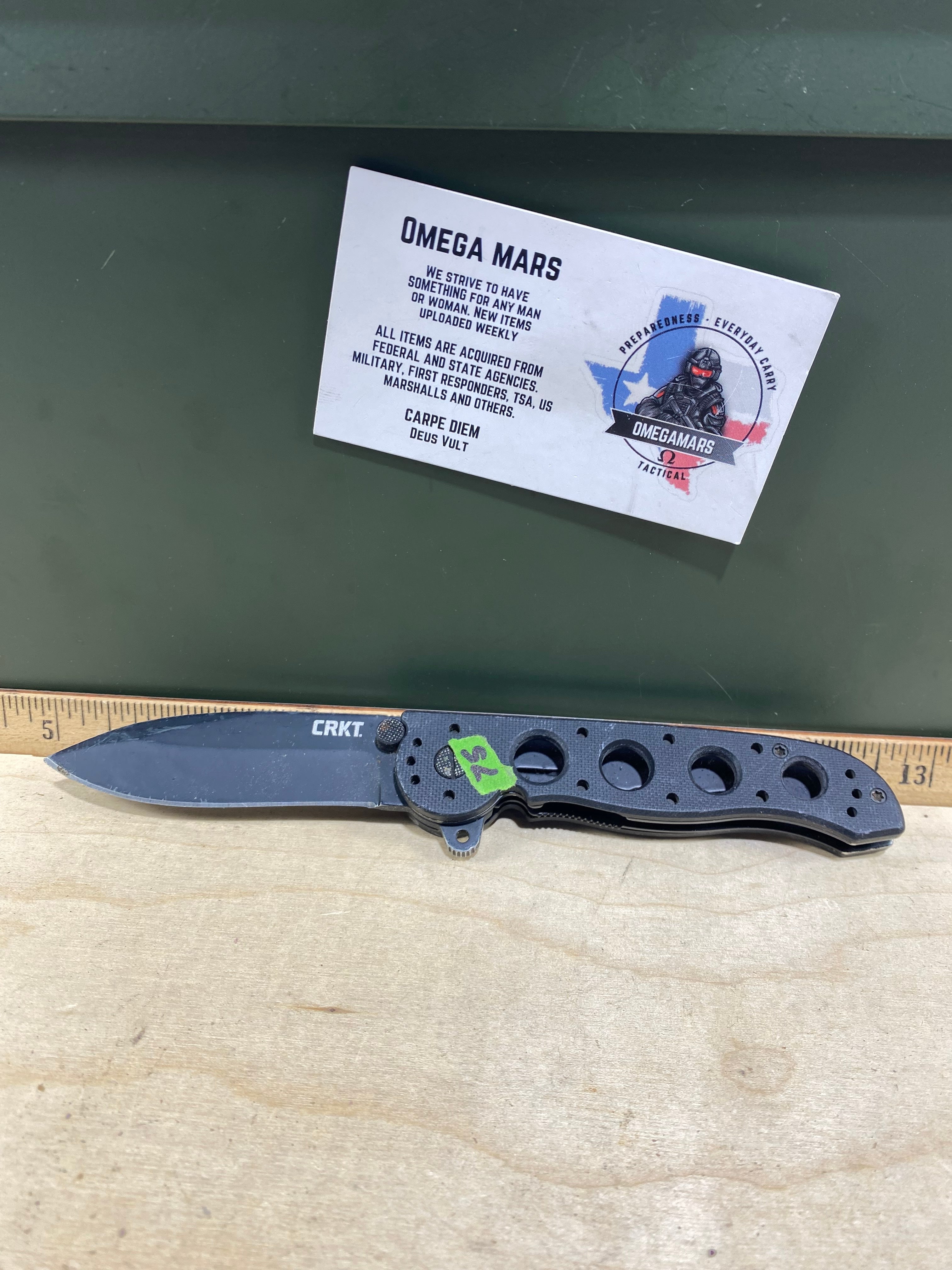 CRKT M21-02G #75. Light usage. Resharpened.