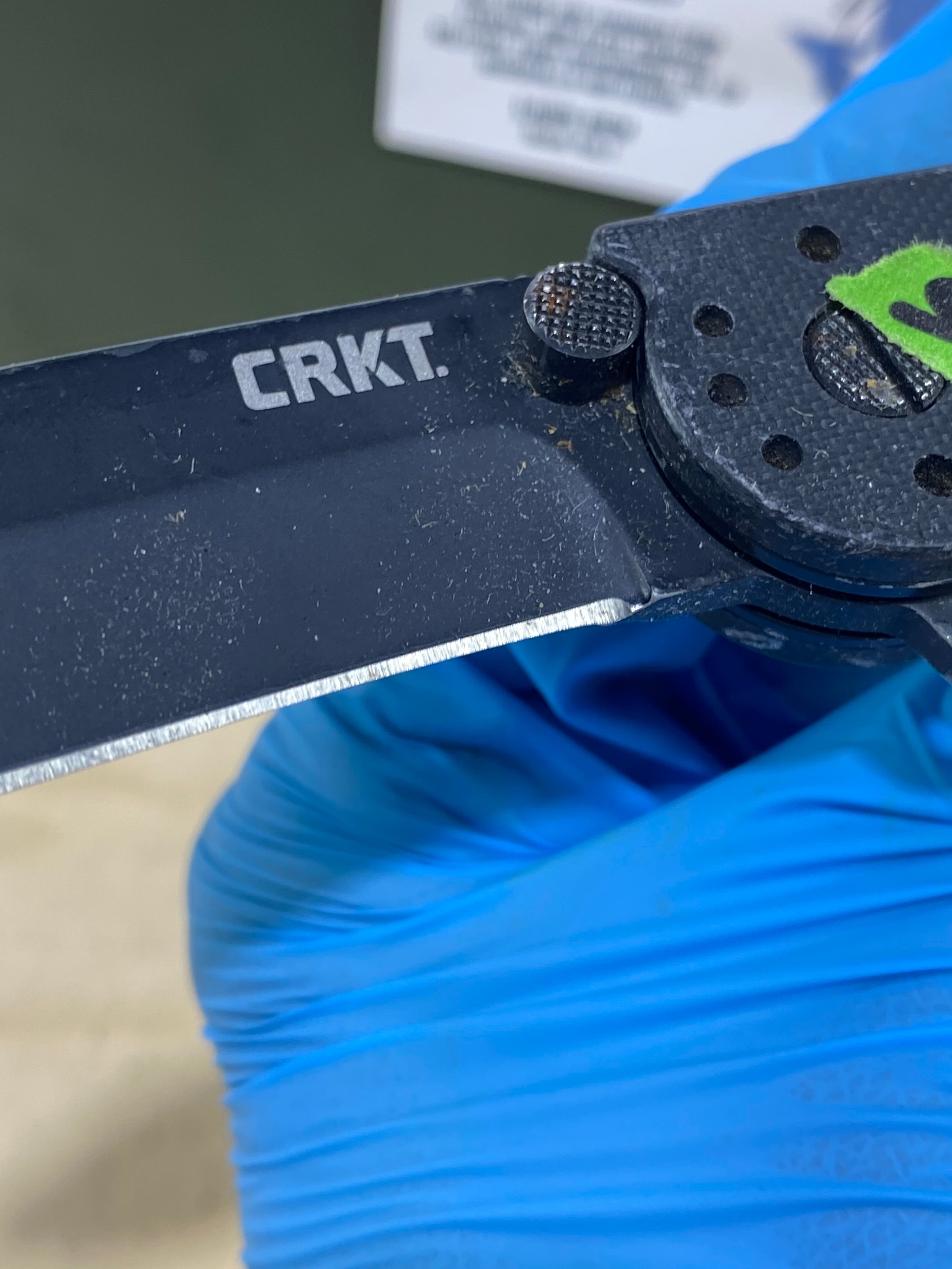 CRKT M21-02G #75. Light usage. Resharpened.