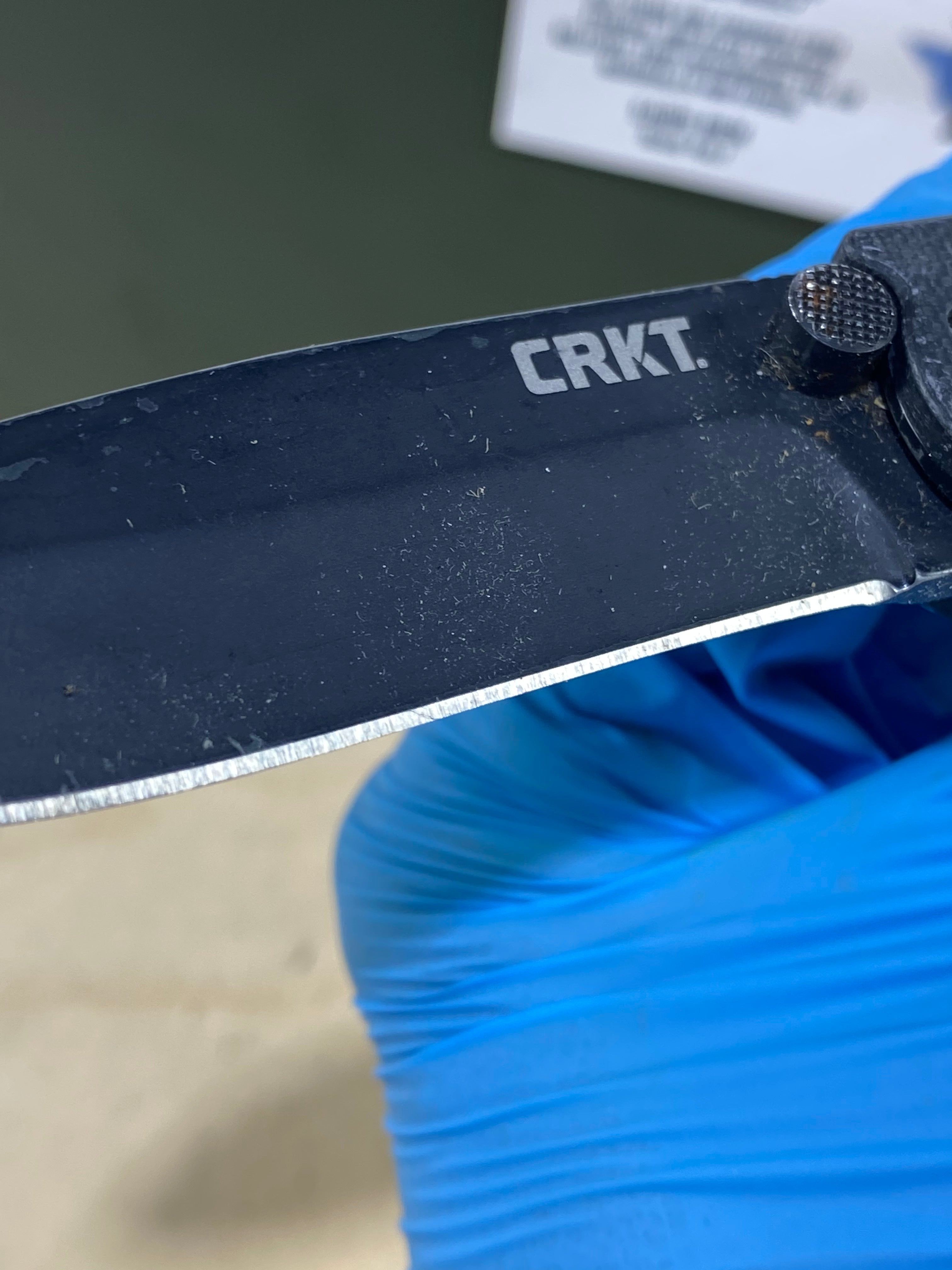 CRKT M21-02G #75. Light usage. Resharpened.
