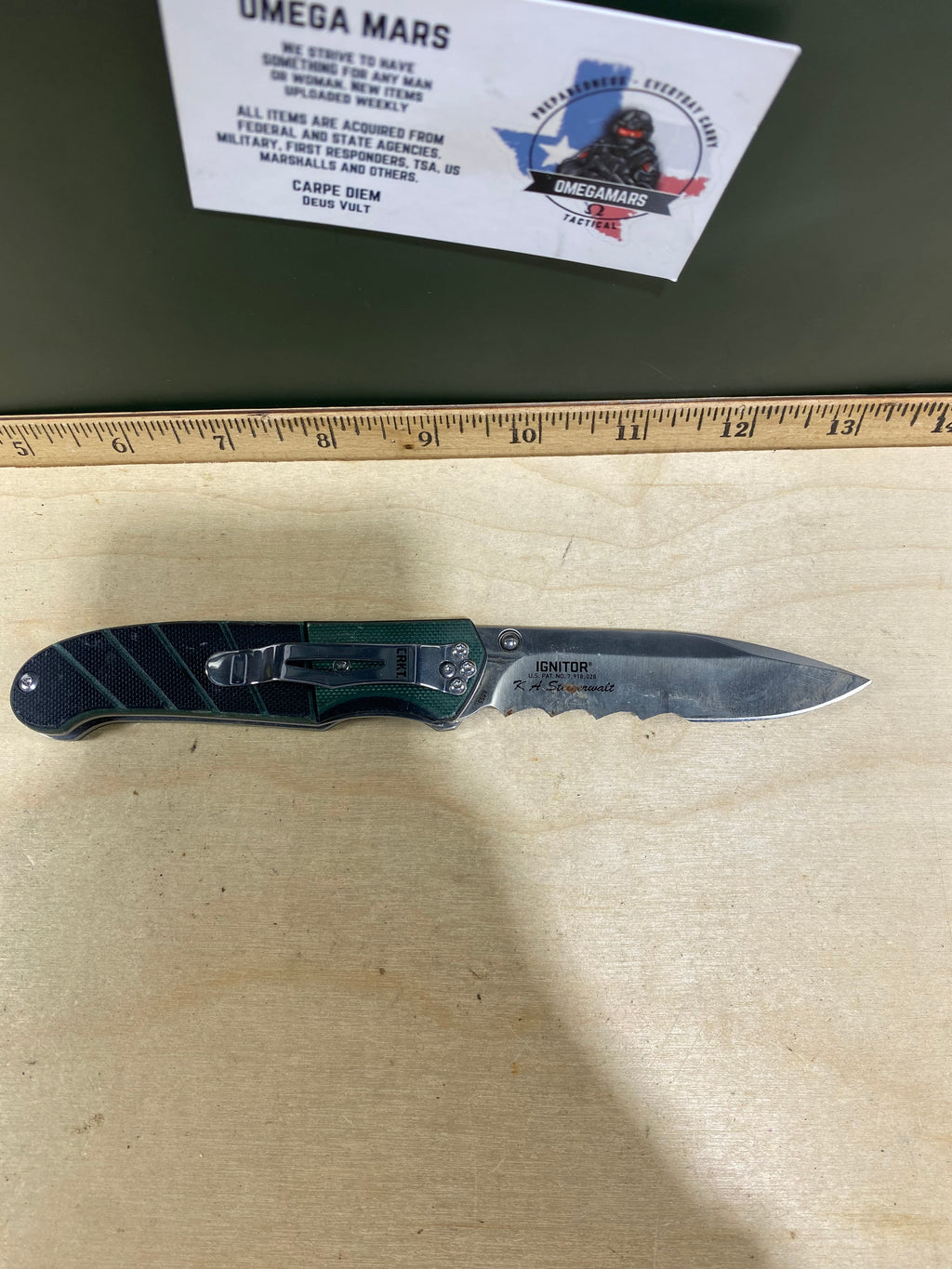 CRKT 6855 #84. Light usage. Dirty