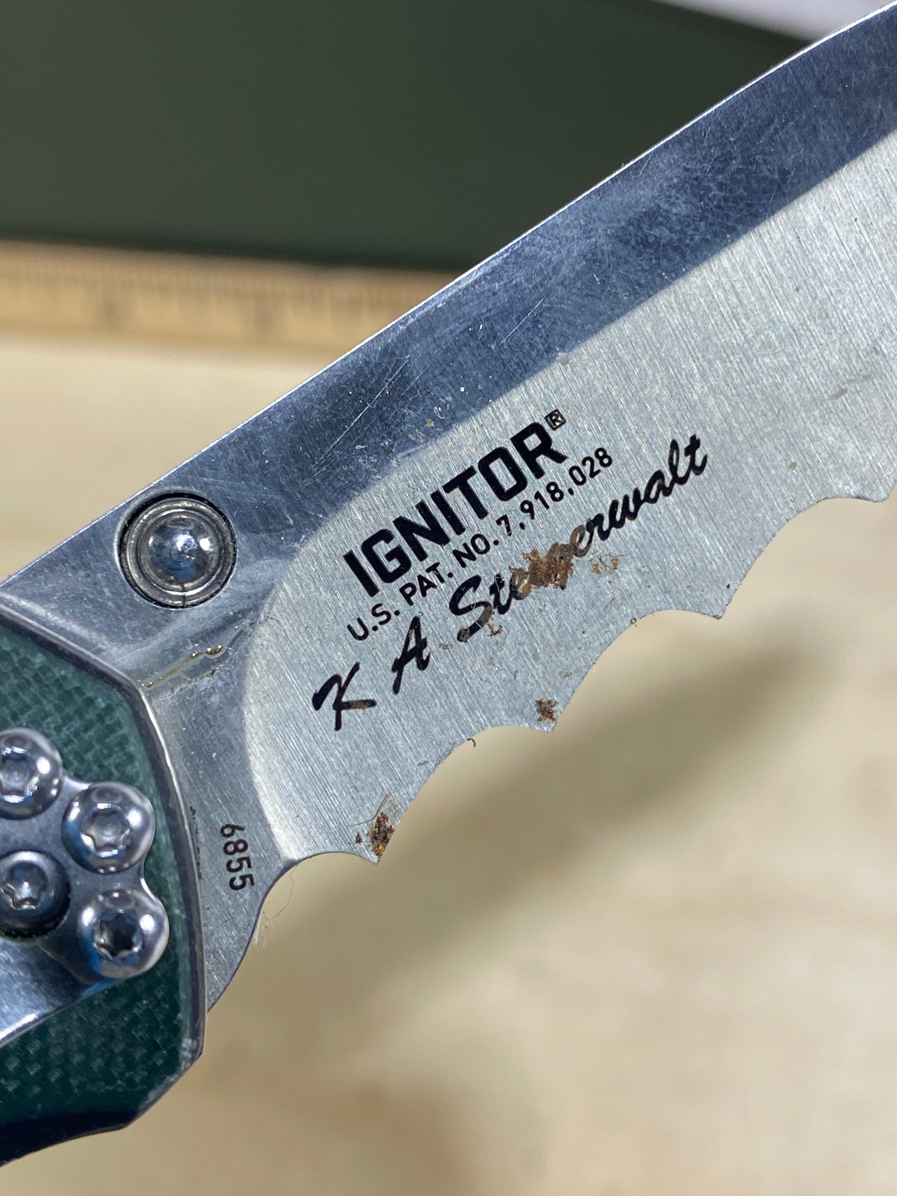 CRKT 6855 #84. Light usage. Dirty