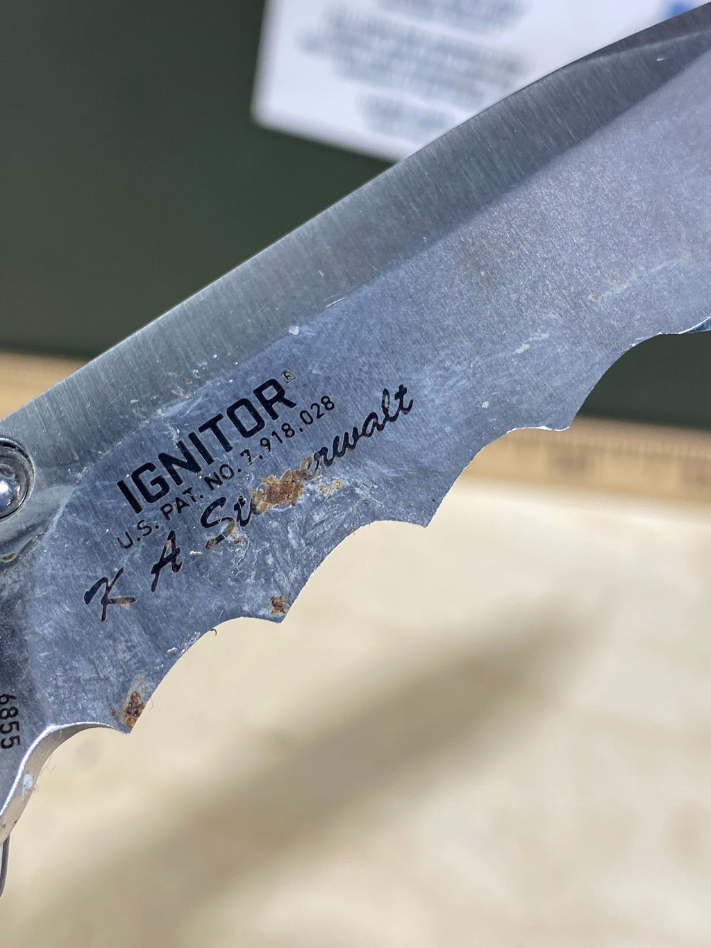 CRKT 6855 #84. Light usage. Dirty