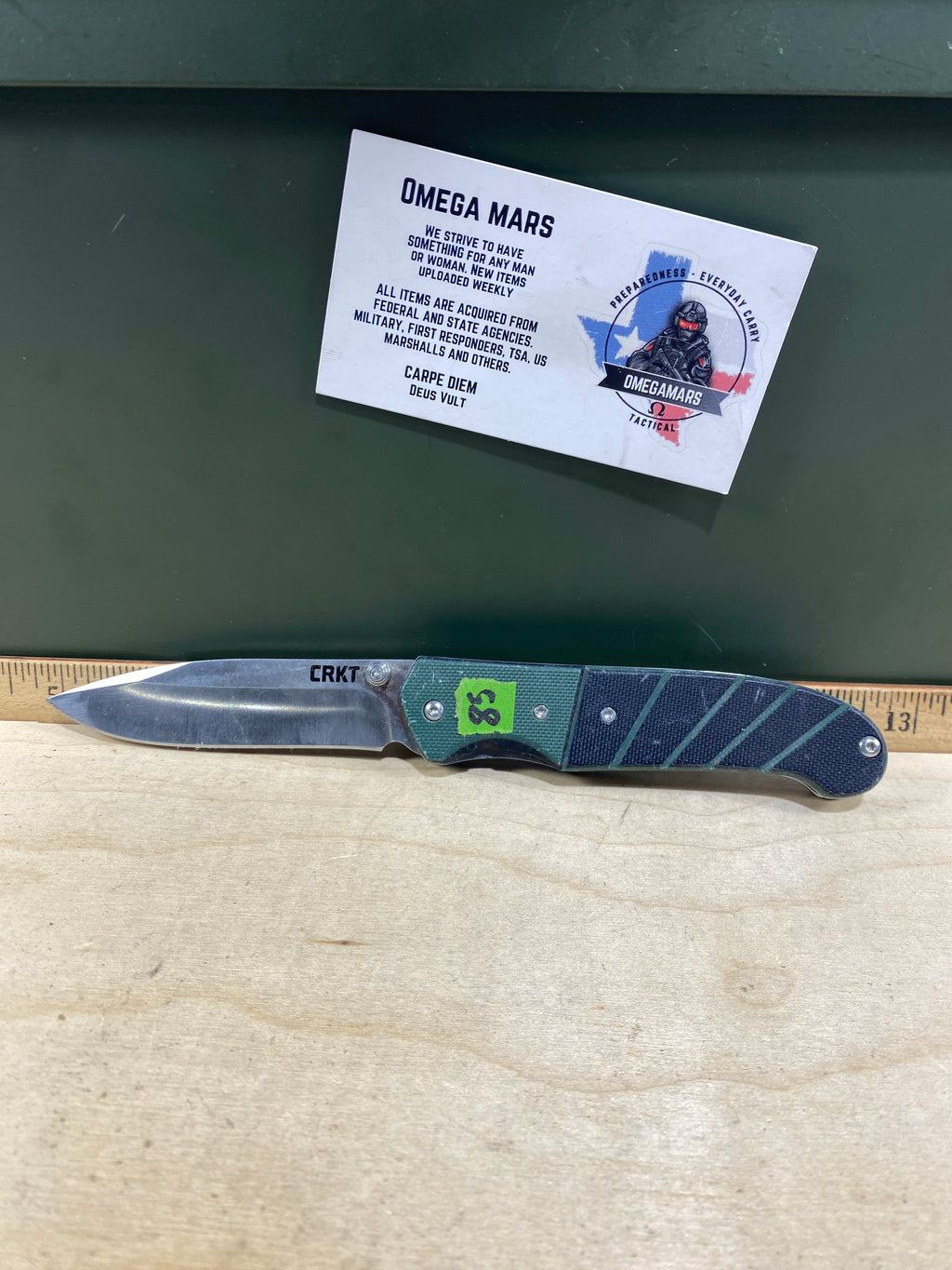 CRKT 6850 Ignitor #85. Light usage. Resharpened