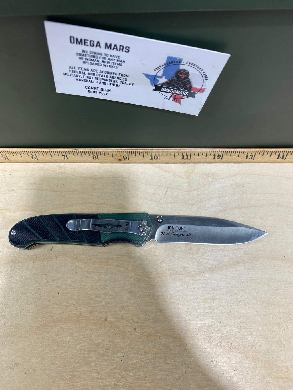 CRKT 6850 Ignitor #85. Light usage. Resharpened
