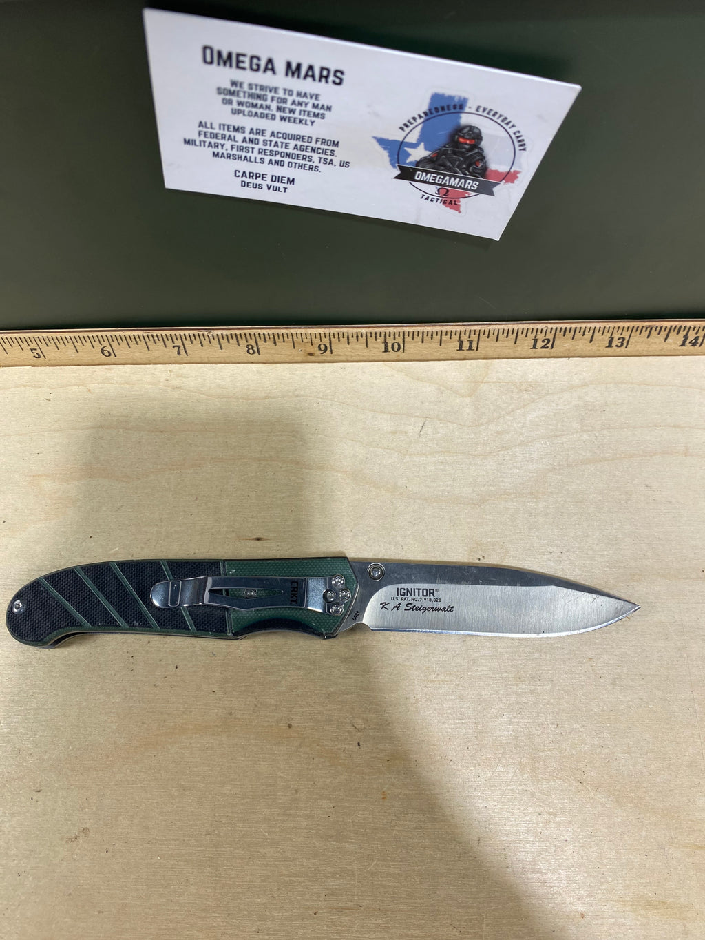 CRKT 6850 Ignitor #86. Light usage.