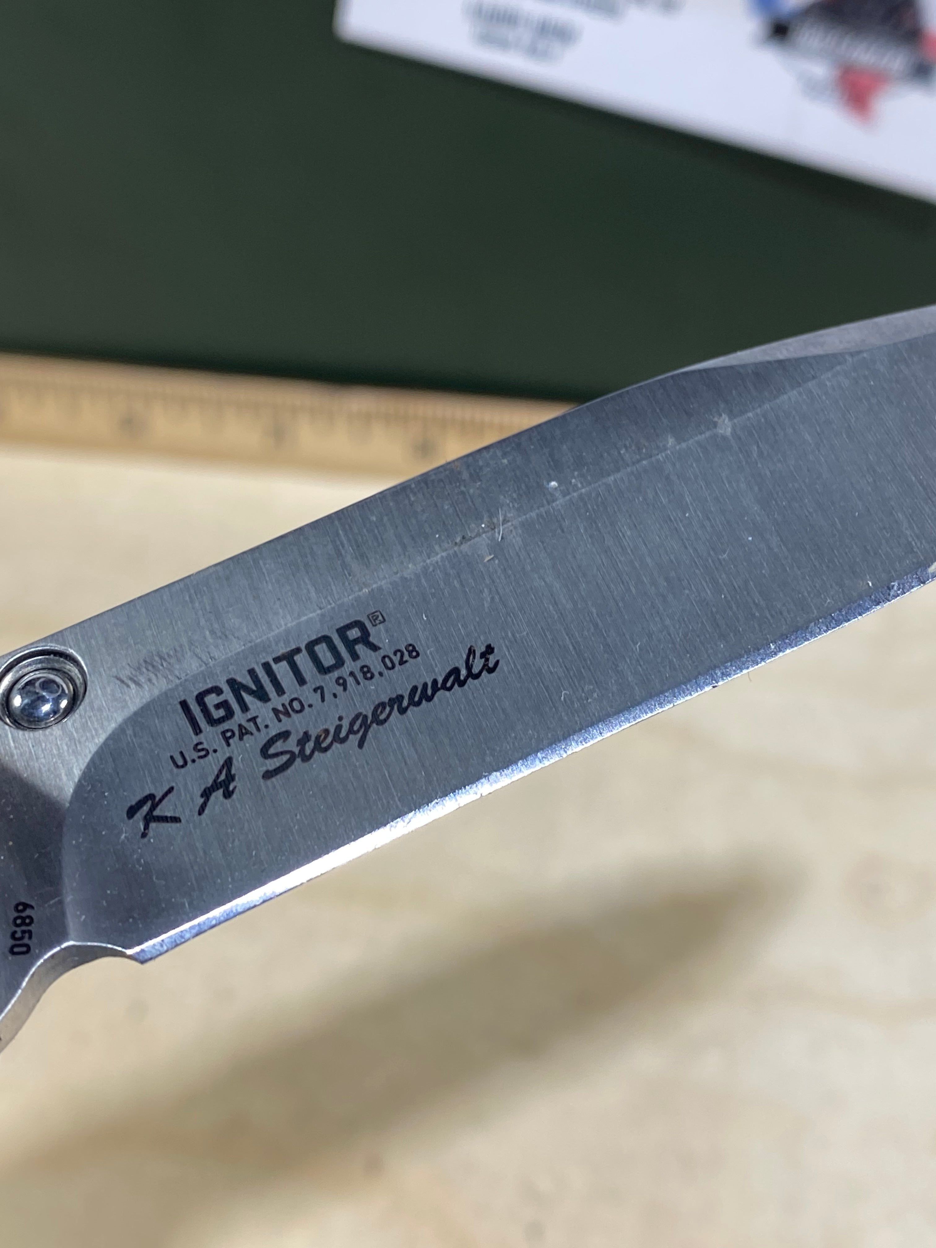 CRKT 6850 Ignitor #86. Light usage.